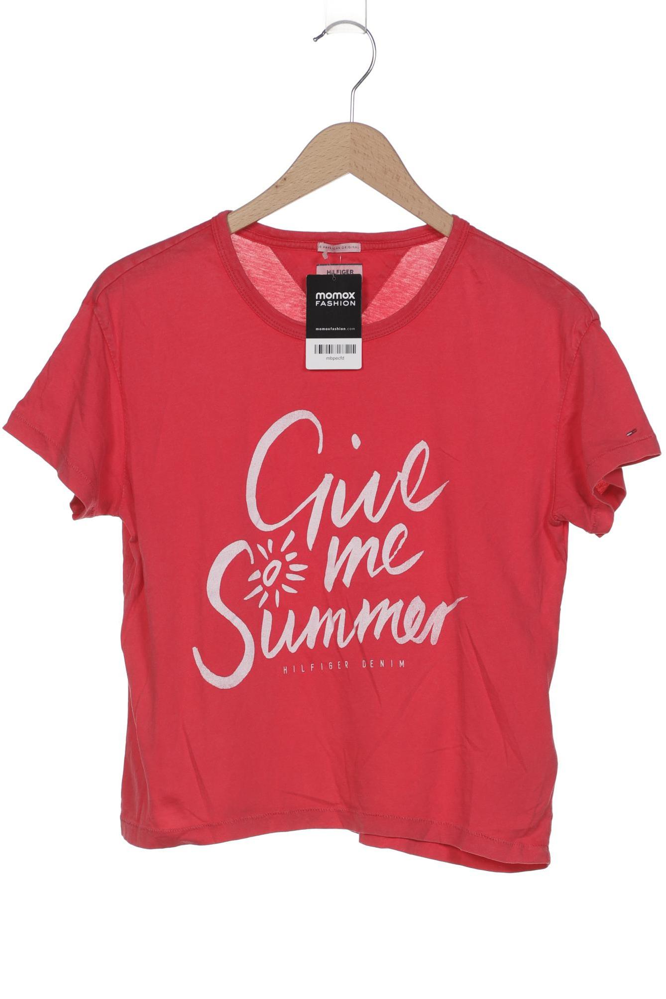 

Hilfiger Denim Damen T-Shirt, pink, Gr. 34