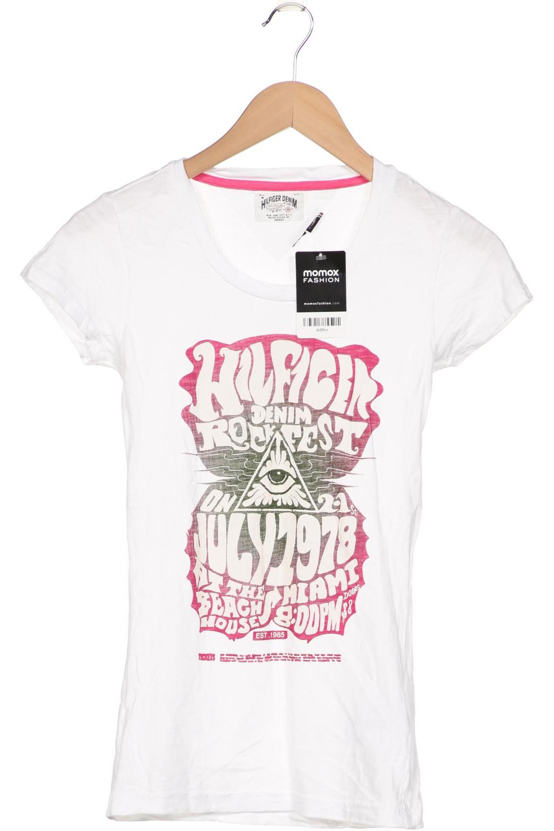 

HILFIGER DENIM Damen T-Shirt, weiß