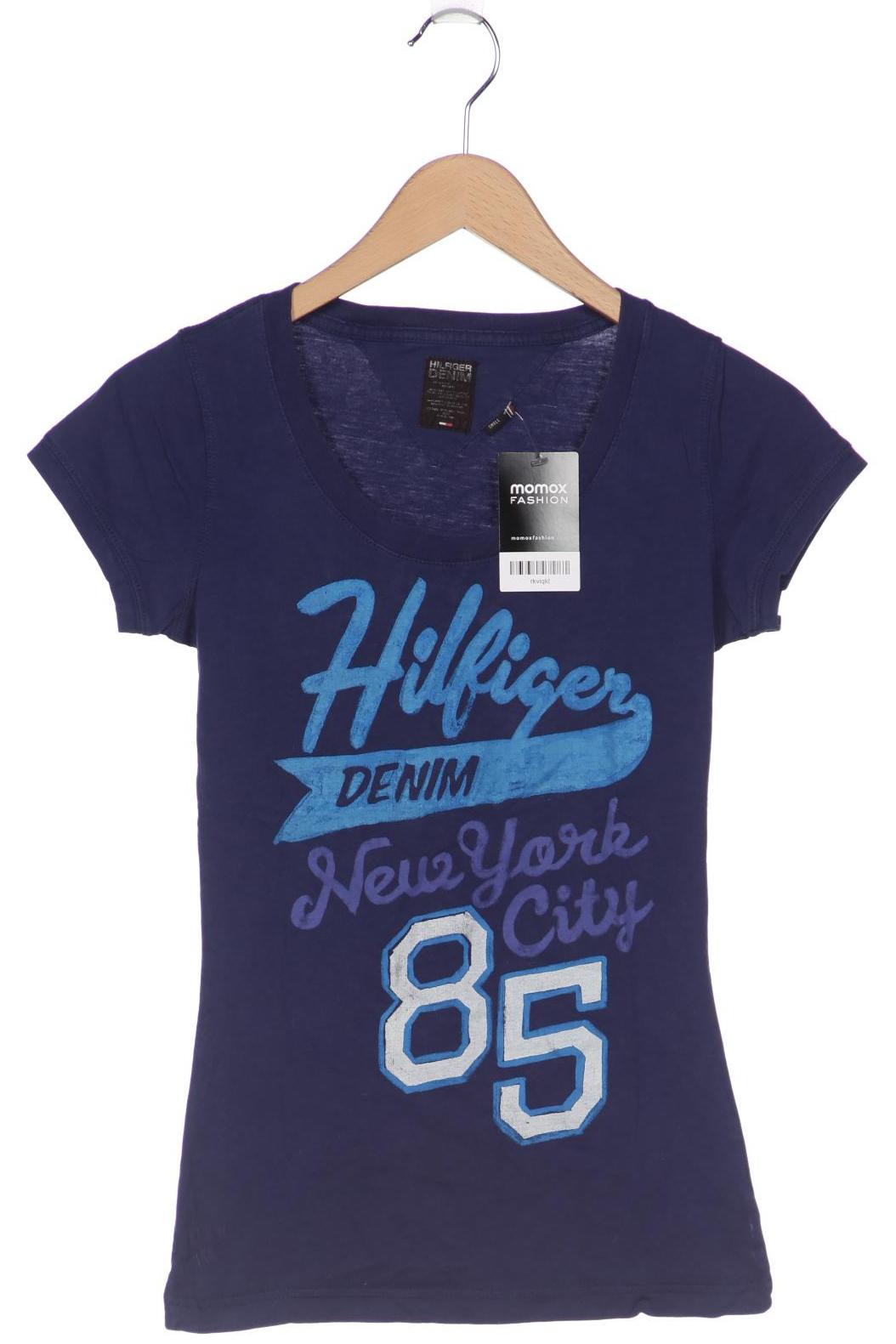 

HILFIGER DENIM Damen T-Shirt, marineblau