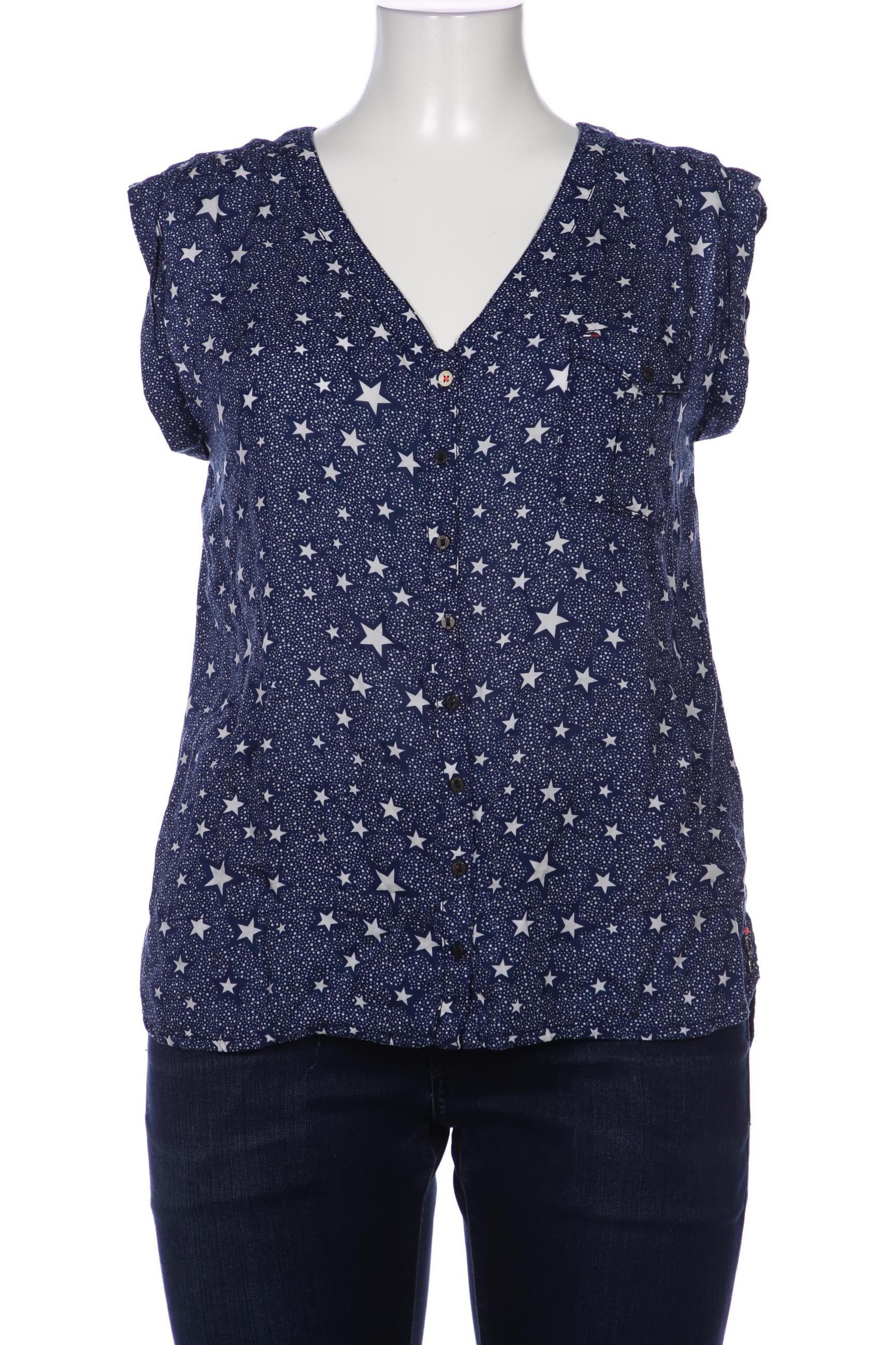

HILFIGER DENIM Damen Bluse, marineblau