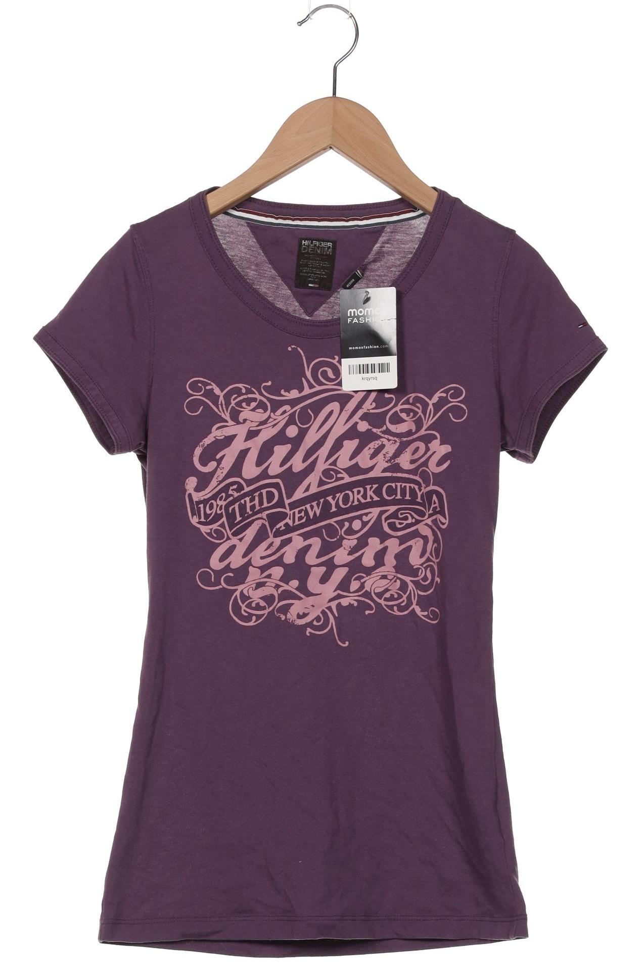 

Hilfiger Denim Damen T-Shirt, flieder, Gr. 38