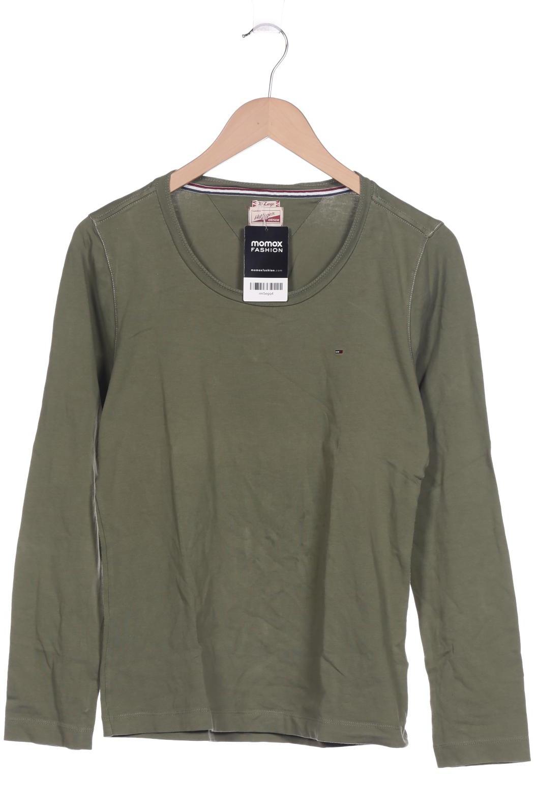 

Hilfiger Denim Damen Langarmshirt, grün, Gr. 44