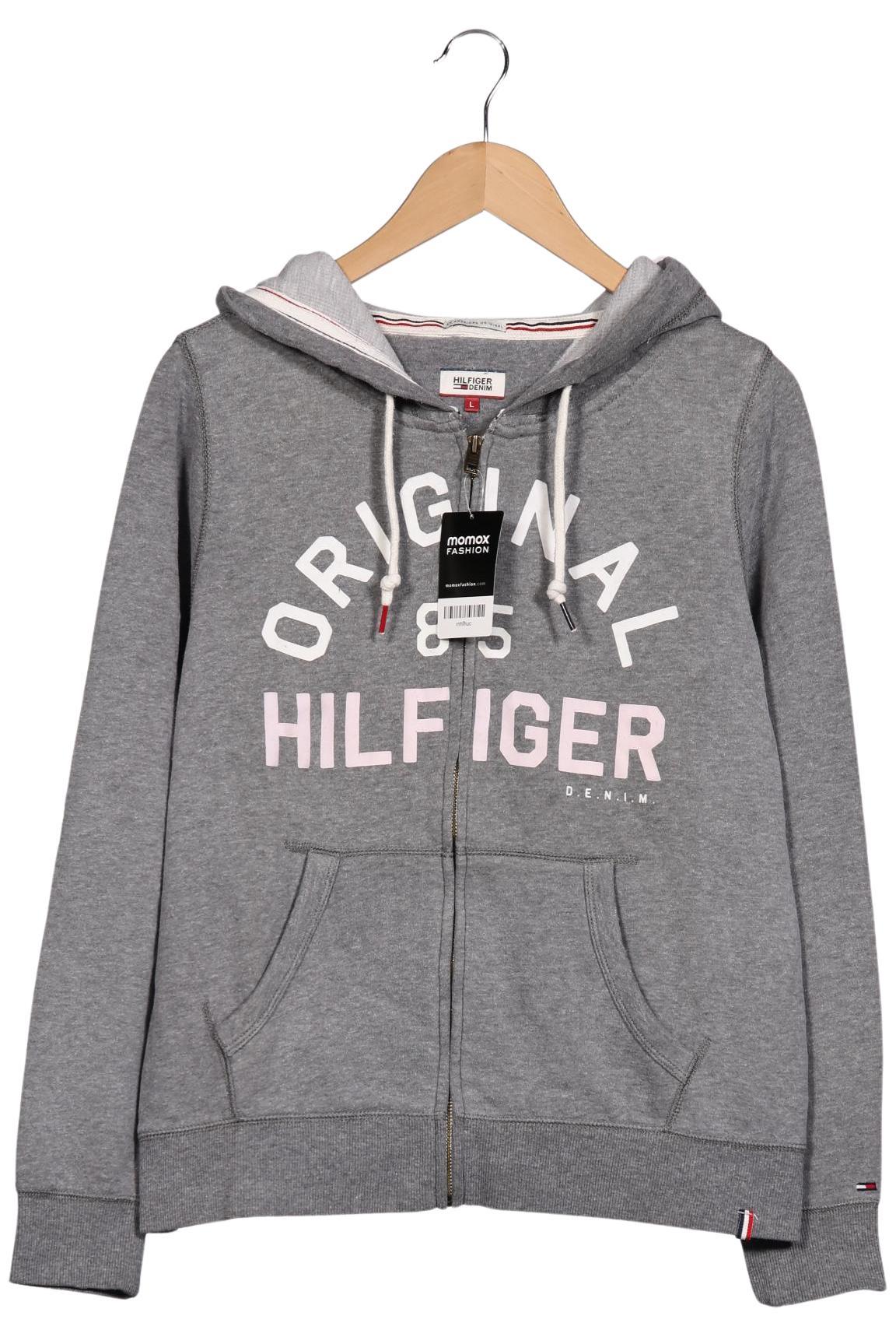 

Hilfiger Denim Damen Kapuzenpullover, grau, Gr. 42