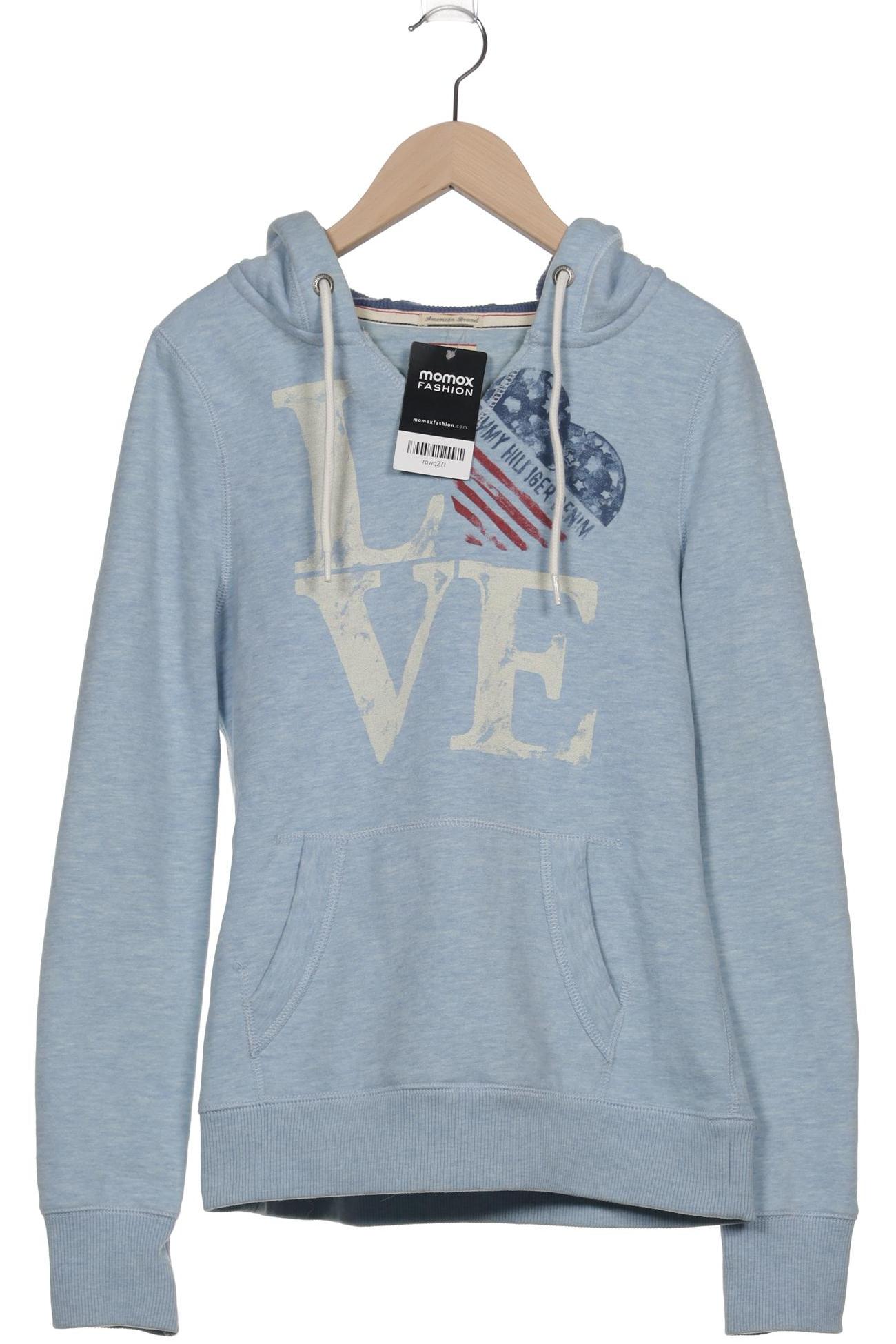 

Hilfiger Denim Damen Kapuzenpullover, hellblau, Gr. 36