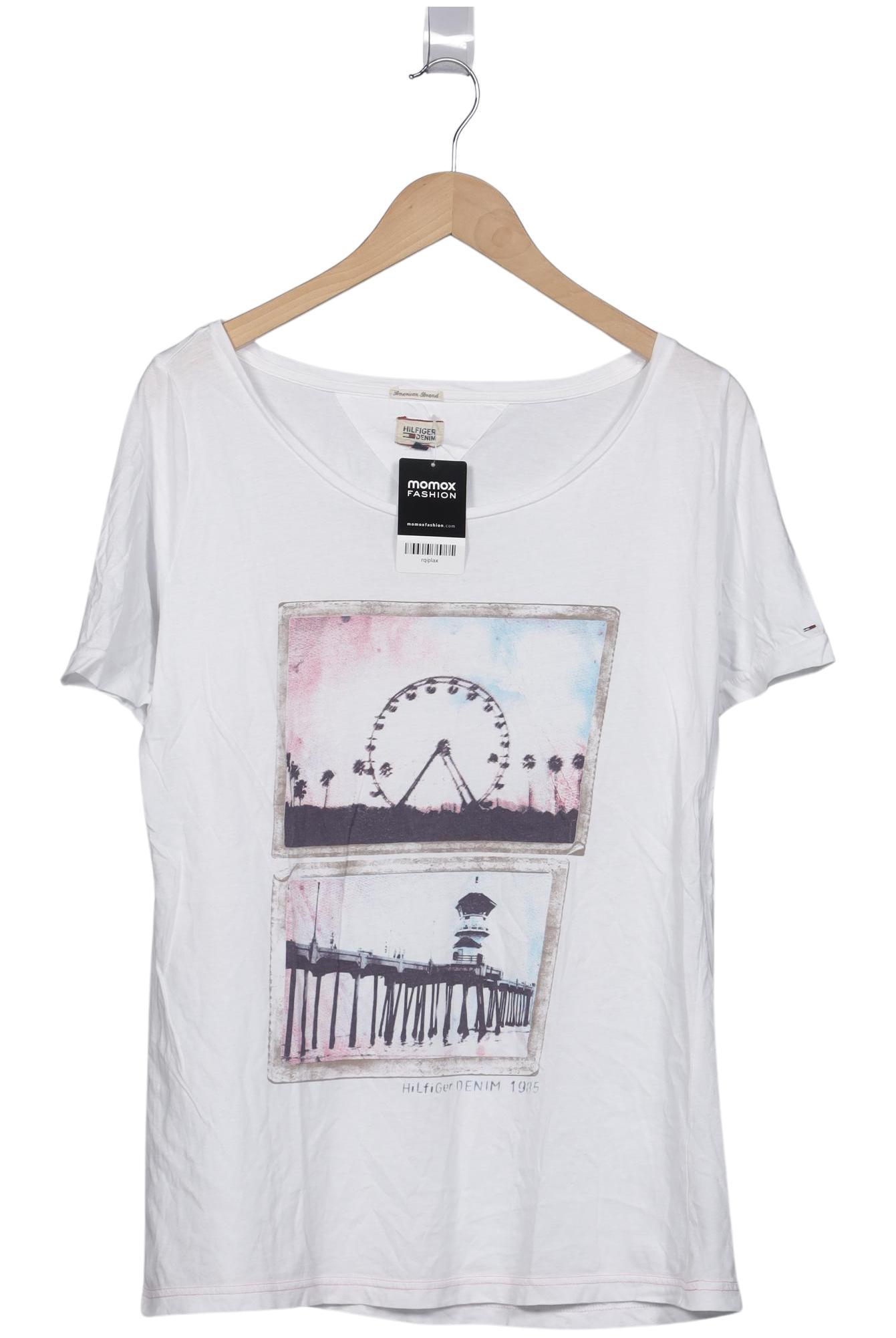 

Hilfiger Denim Damen T-Shirt, weiß, Gr. 44