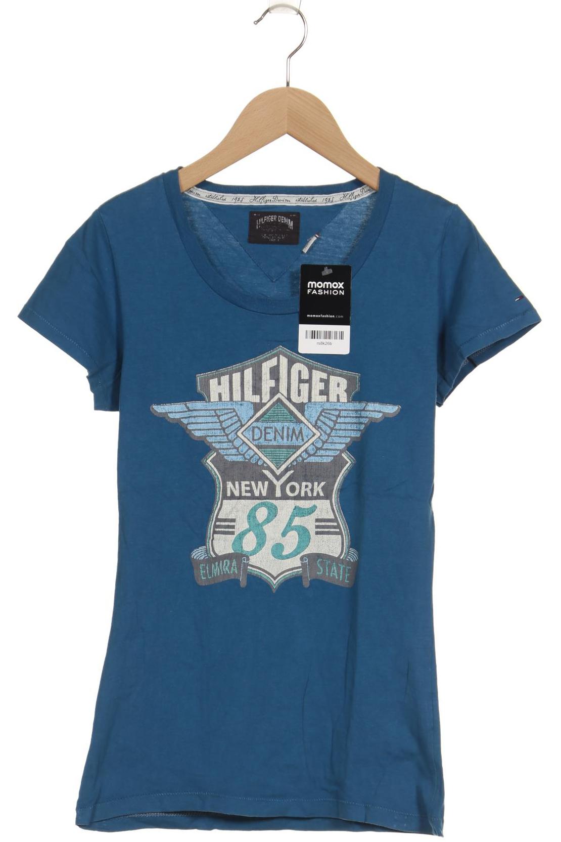 

Hilfiger Denim Damen T-Shirt, blau, Gr. 36