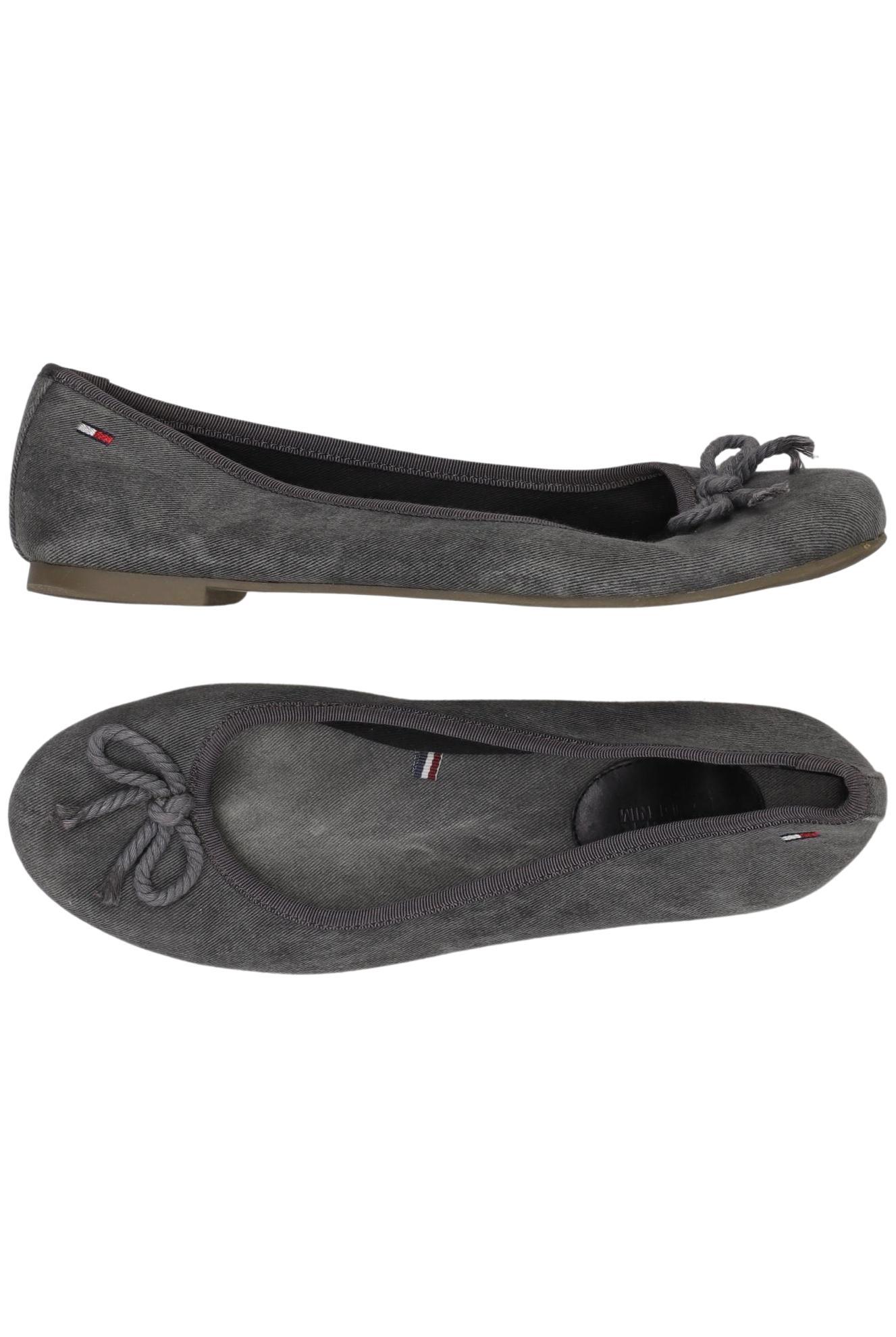 

Hilfiger Denim Damen Ballerinas, grau, Gr. 40