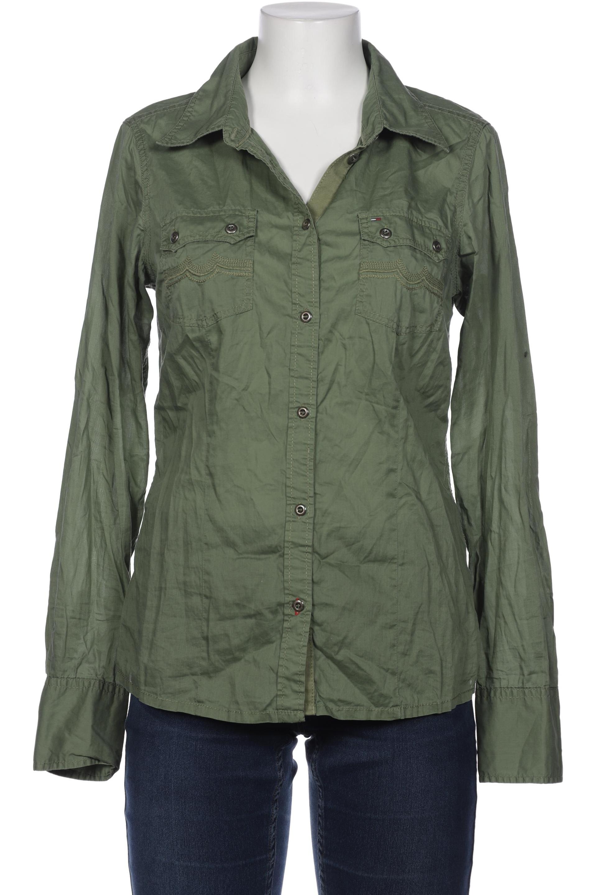 

Hilfiger Denim Damen Bluse, grün, Gr. 42