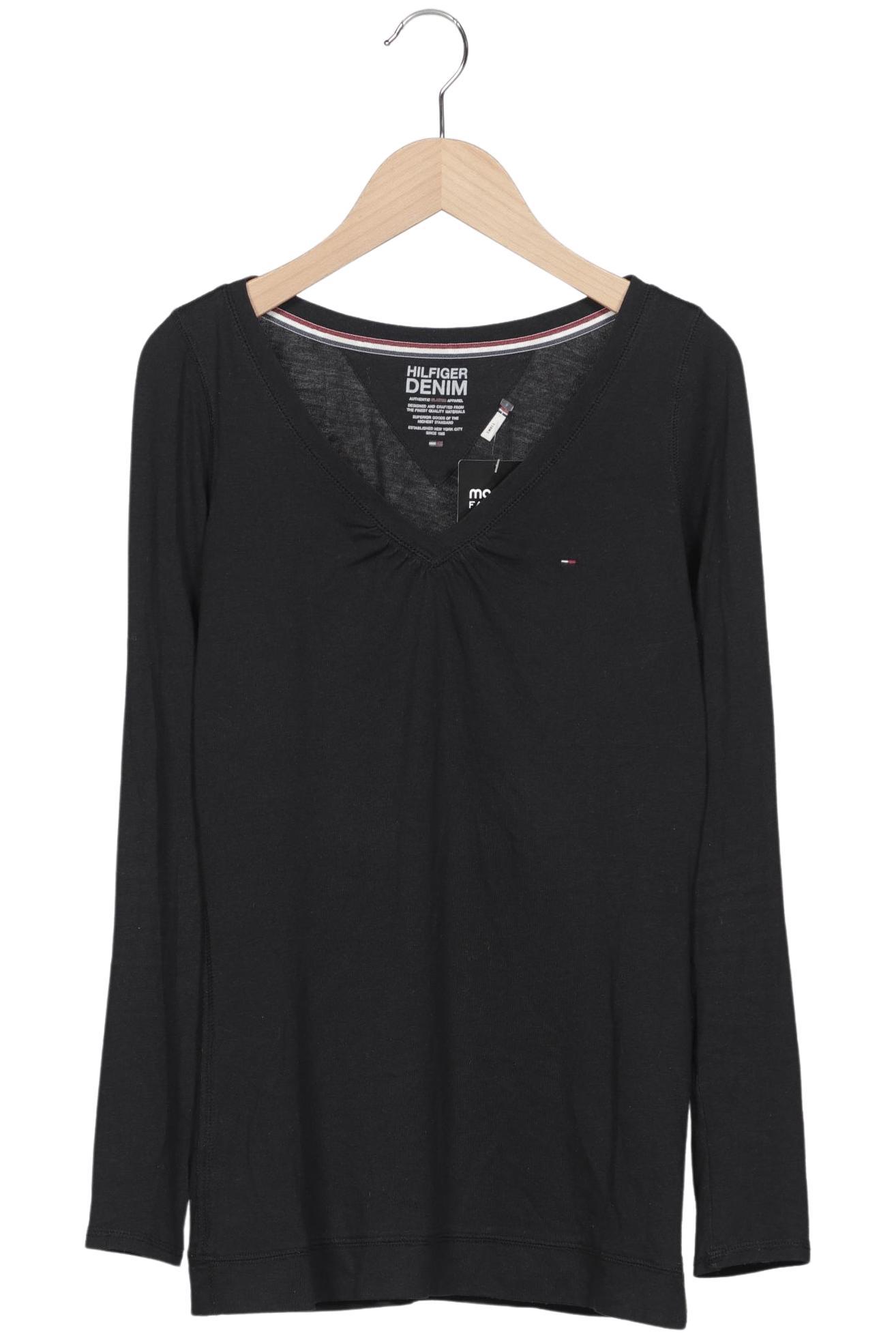 

Hilfiger Denim Damen Langarmshirt, schwarz, Gr. 36
