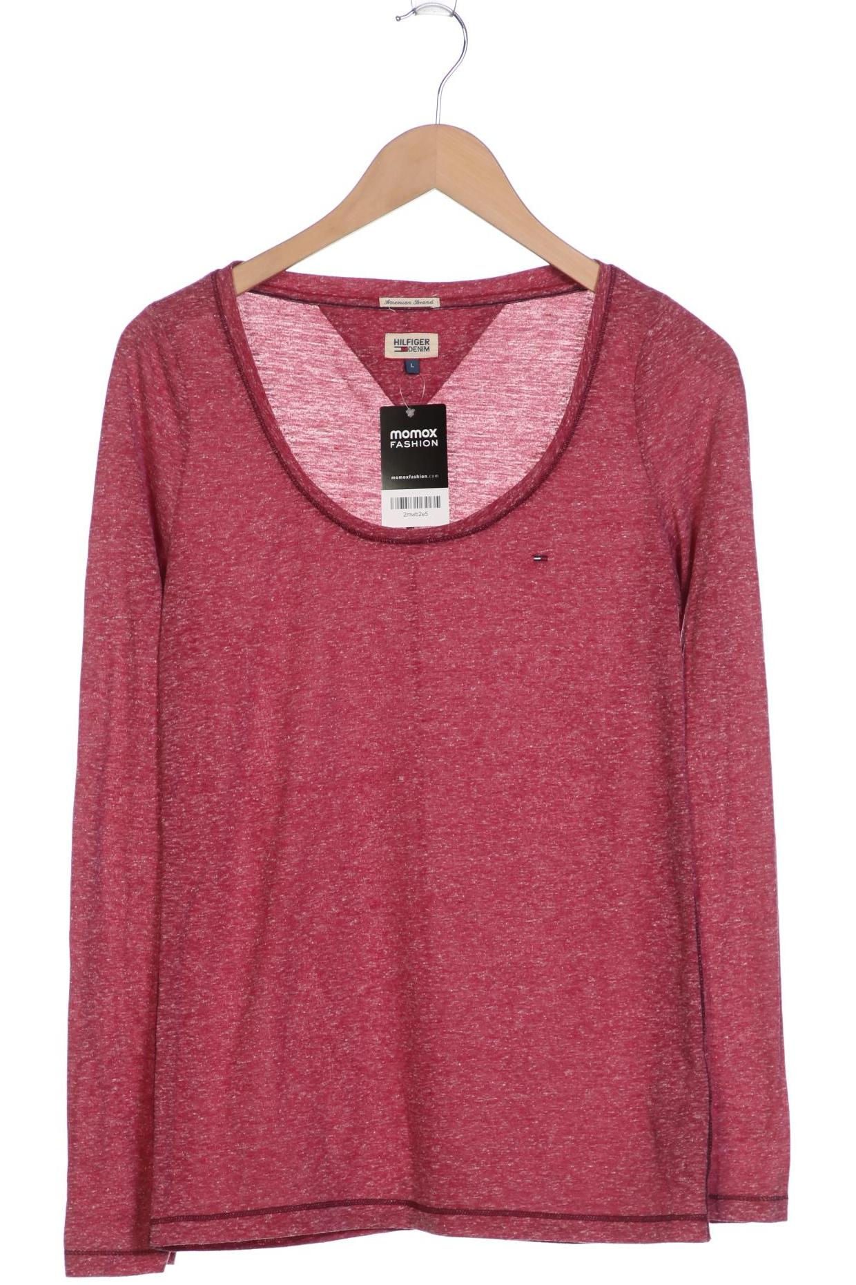 

Hilfiger Denim Damen Langarmshirt, bordeaux, Gr. 42
