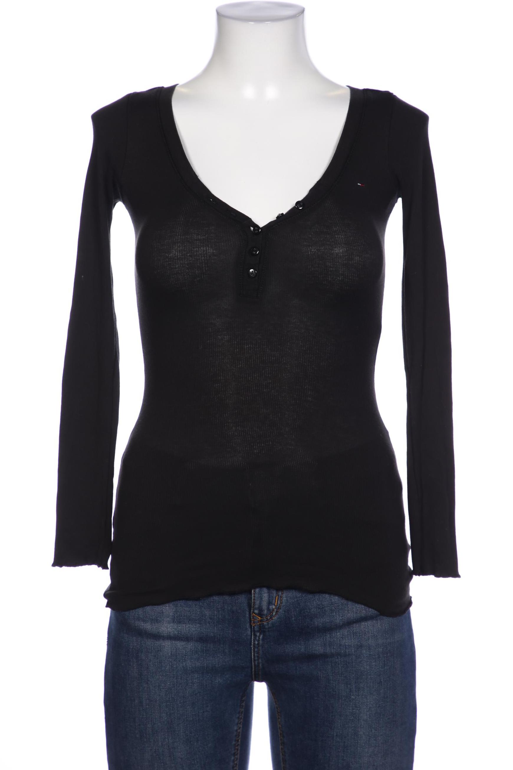 

Hilfiger Denim Damen Langarmshirt, schwarz, Gr. 36