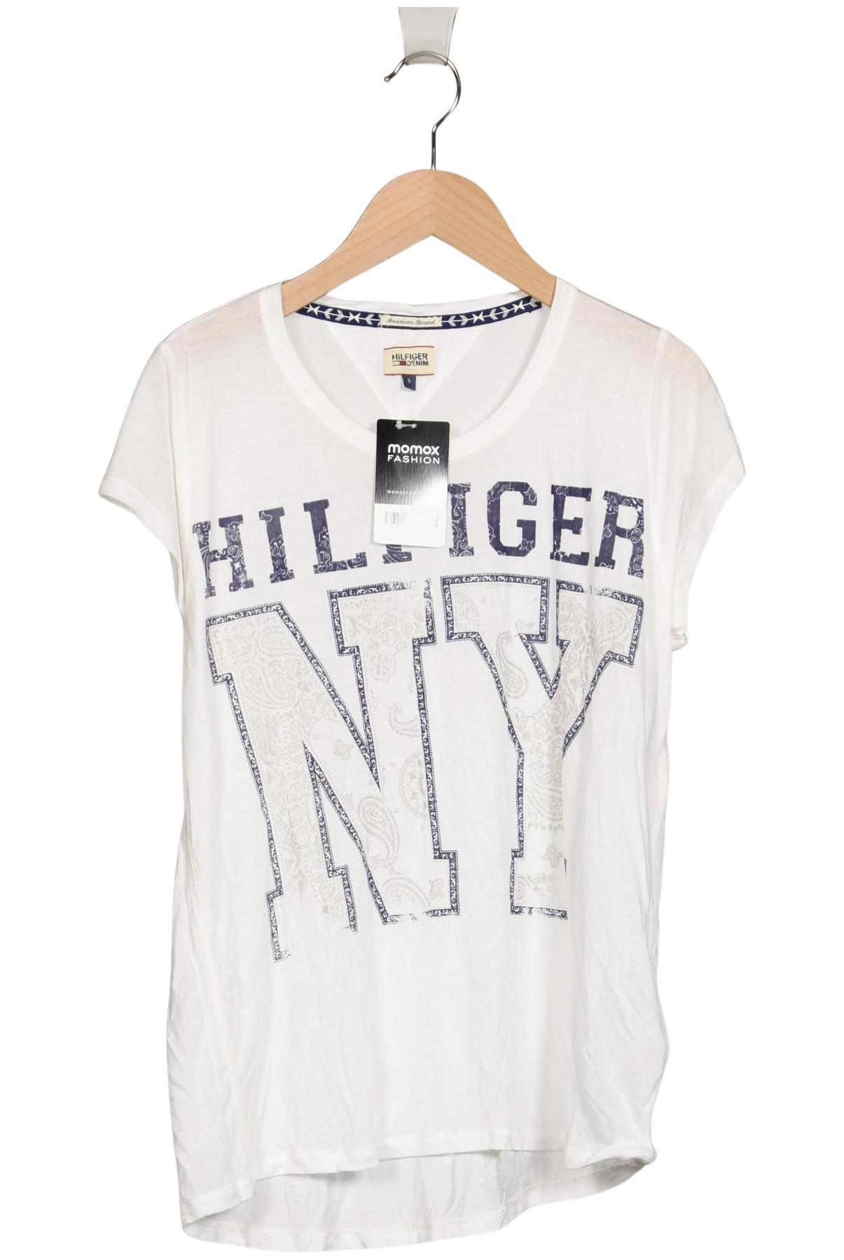 

Hilfiger Denim Damen T-Shirt, cremeweiß, Gr. 36