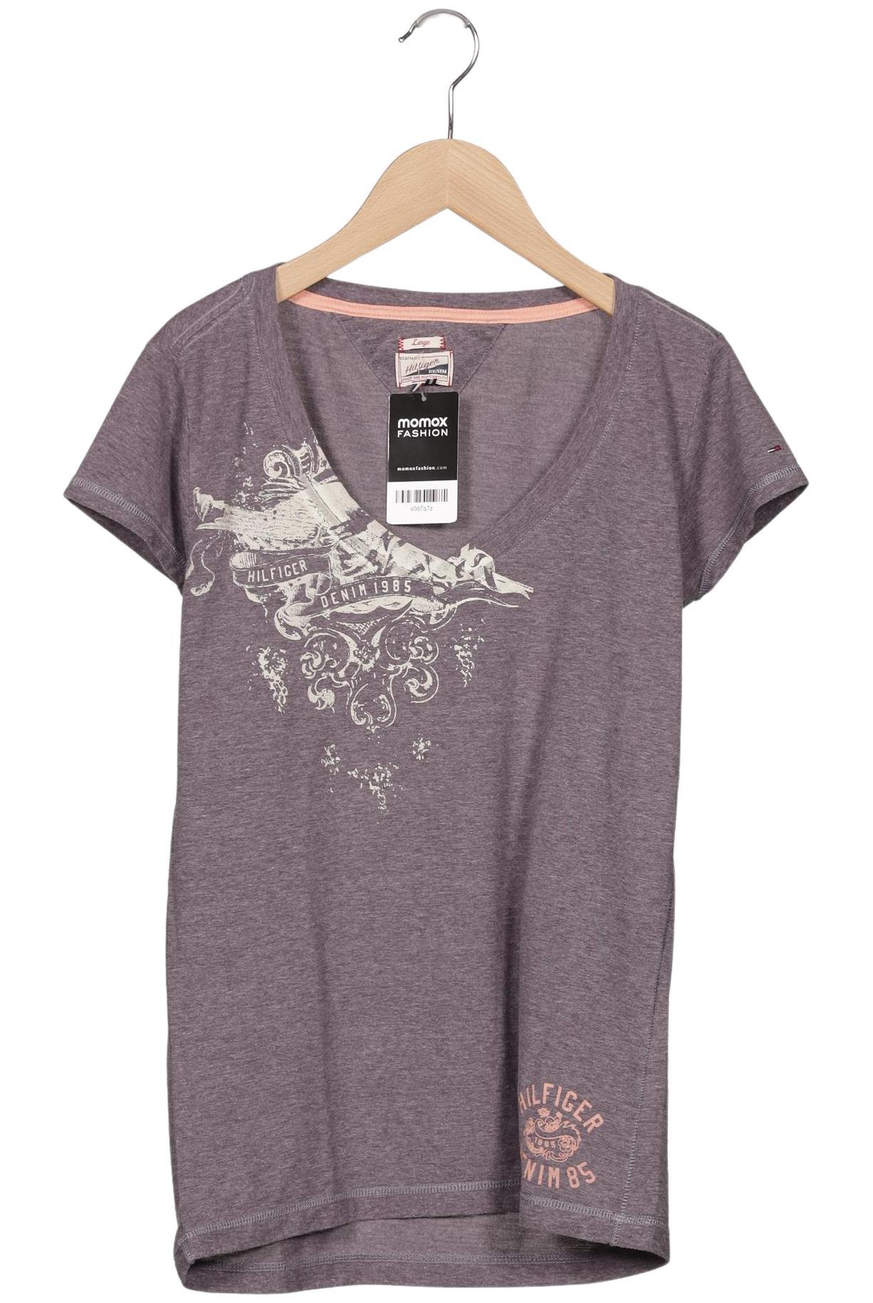 

Hilfiger Denim Damen T-Shirt, grau, Gr. 42