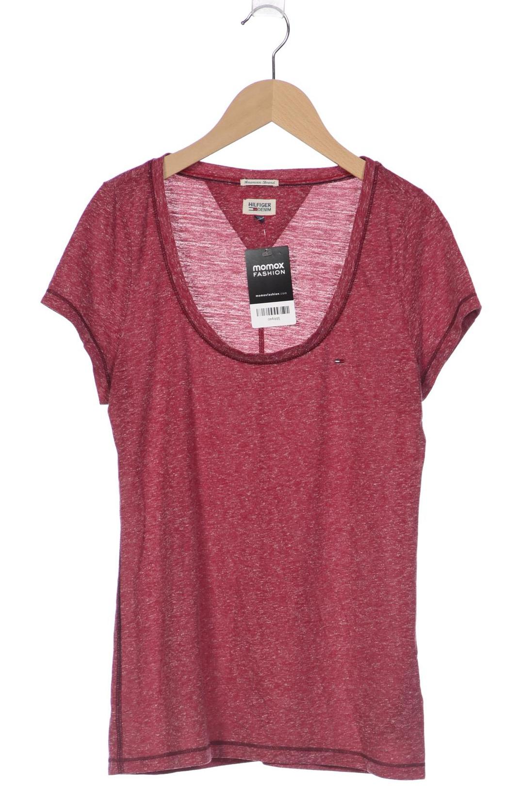 

Hilfiger Denim Damen T-Shirt, bordeaux, Gr. 42