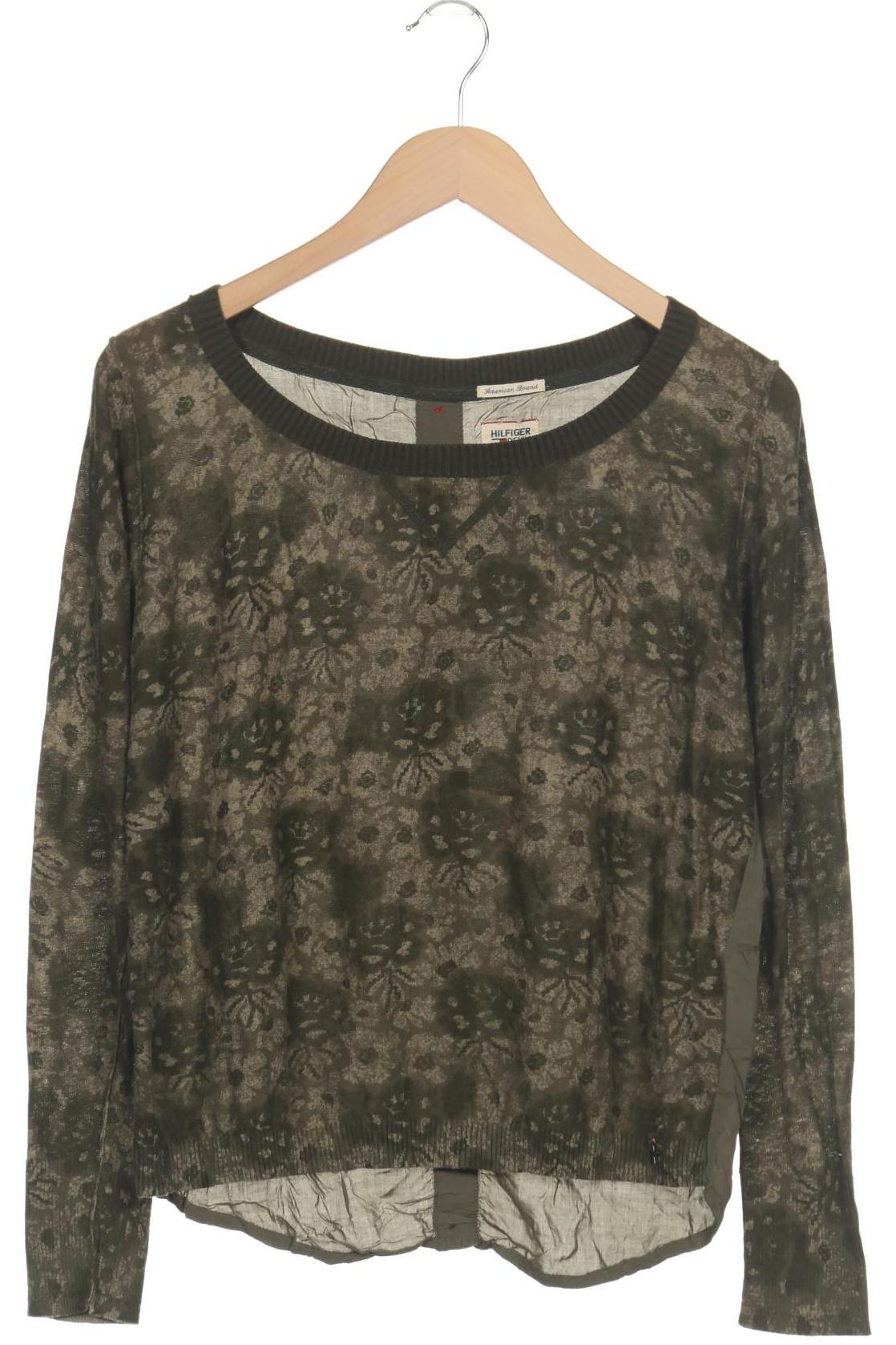 

Hilfiger Denim Damen Langarmshirt, grün, Gr. 42