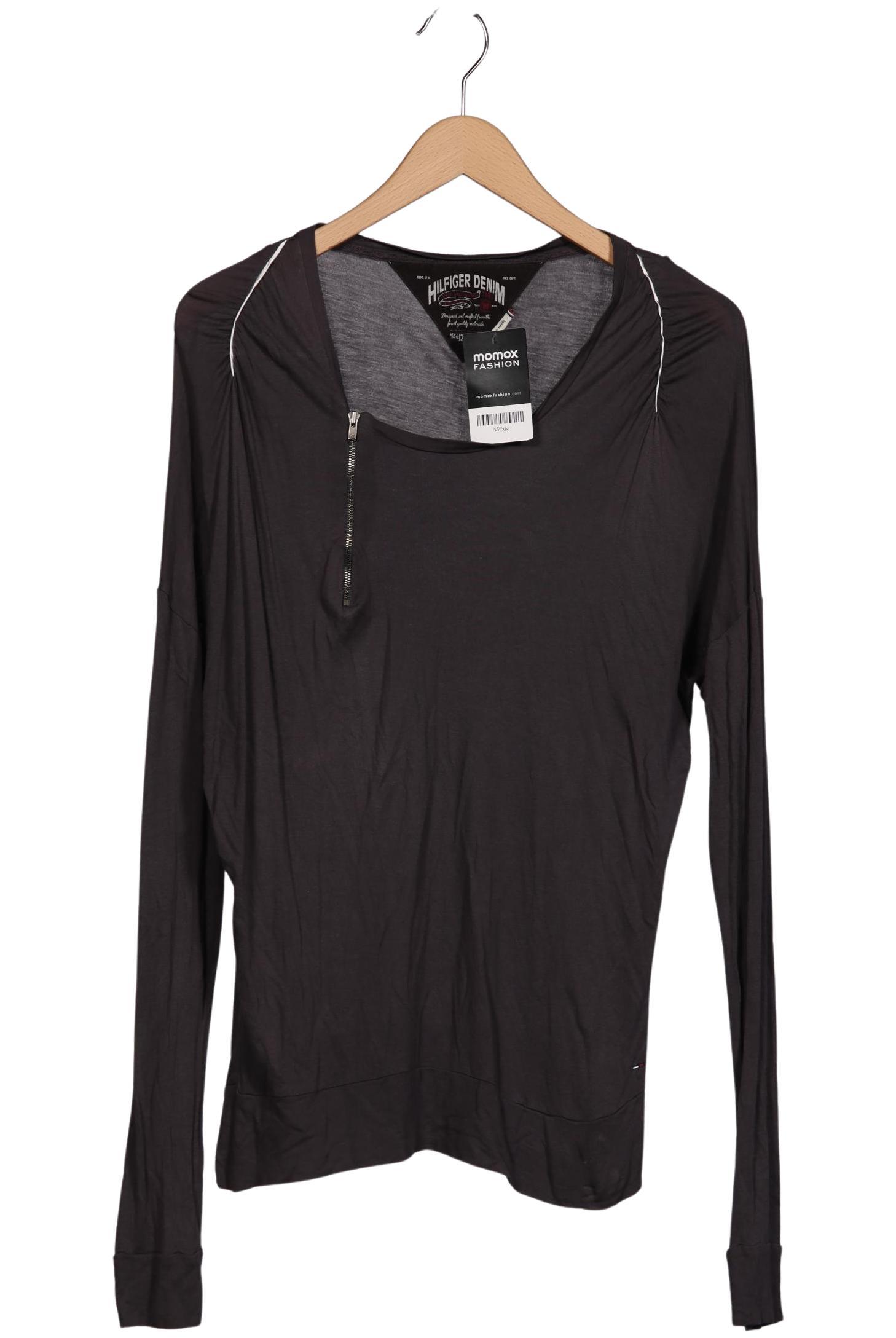 

Hilfiger Denim Damen Langarmshirt, grau, Gr. 44