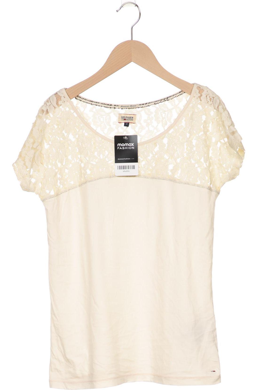 

HILFIGER DENIM Damen T-Shirt, cremeweiß