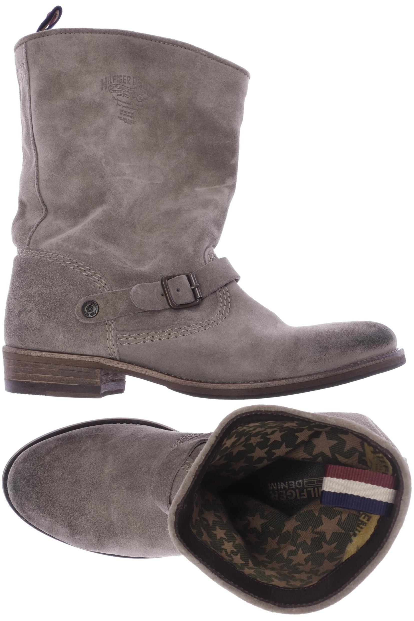 

Hilfiger Denim Damen Stiefelette, grau, Gr. 39