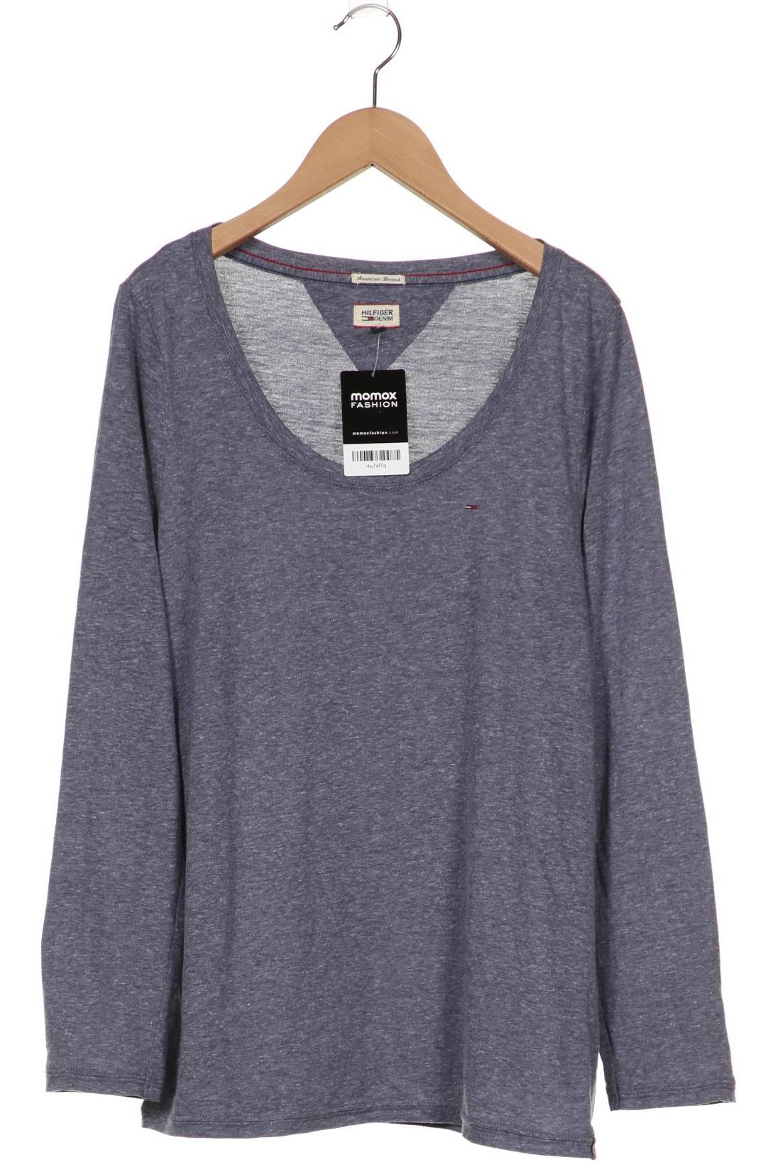 

Hilfiger Denim Damen Langarmshirt, grau, Gr. 38