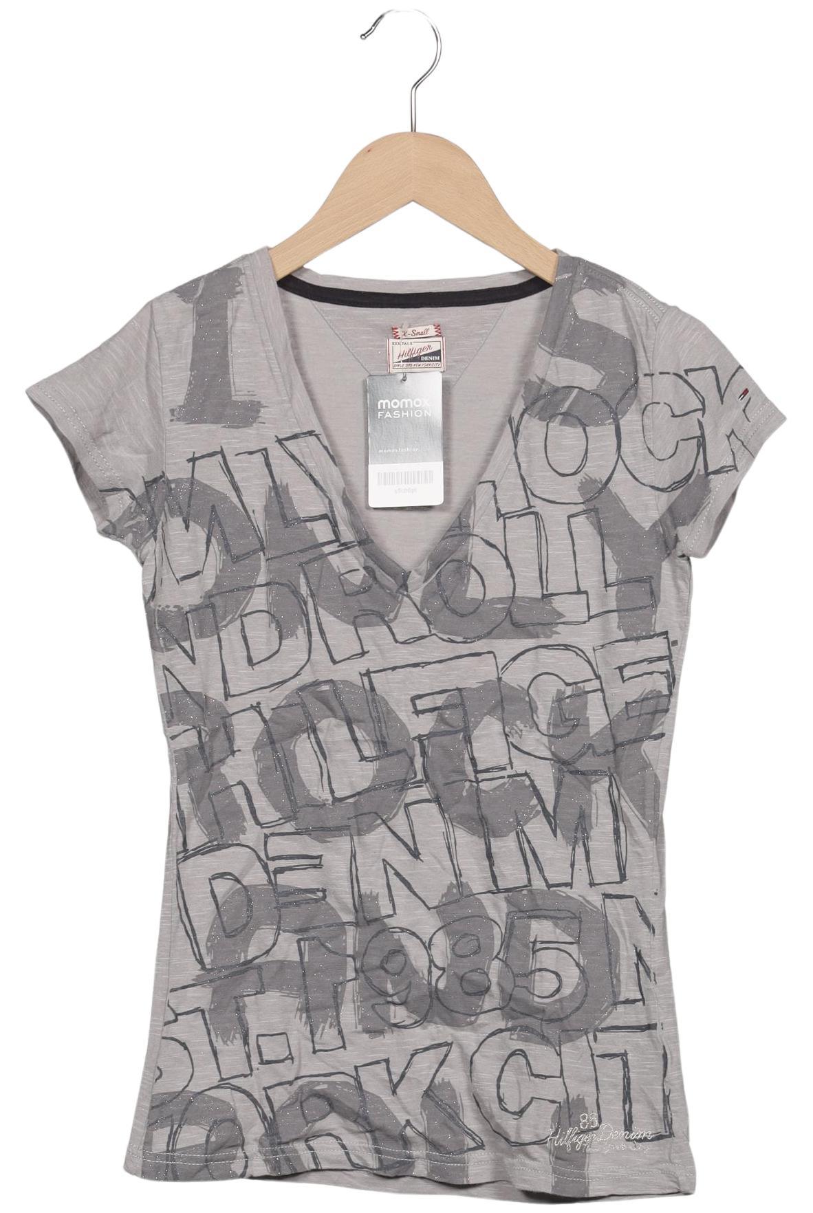 

Hilfiger Denim Damen T-Shirt, grau, Gr. 34