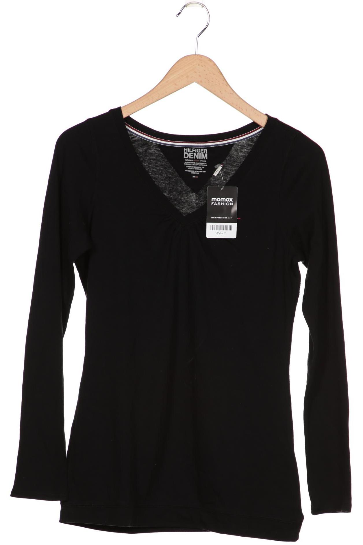 

Hilfiger Denim Damen Langarmshirt, schwarz, Gr. 42