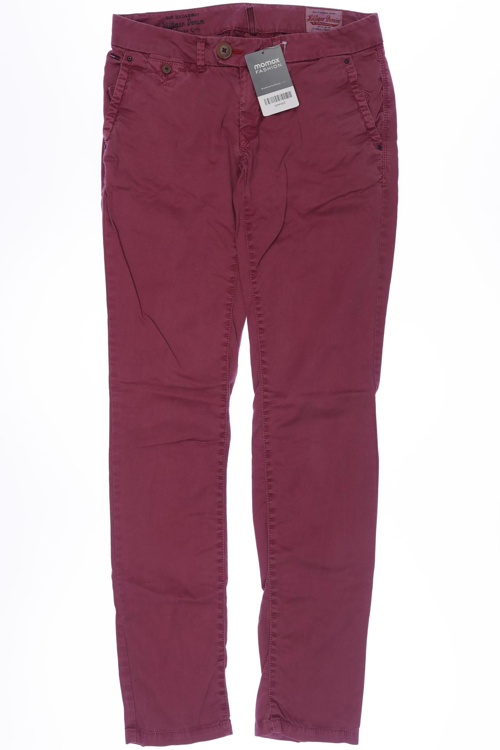 Thumbnail - Hilfiger Denim Damen Stoffhose, bordeaux, Gr. 25