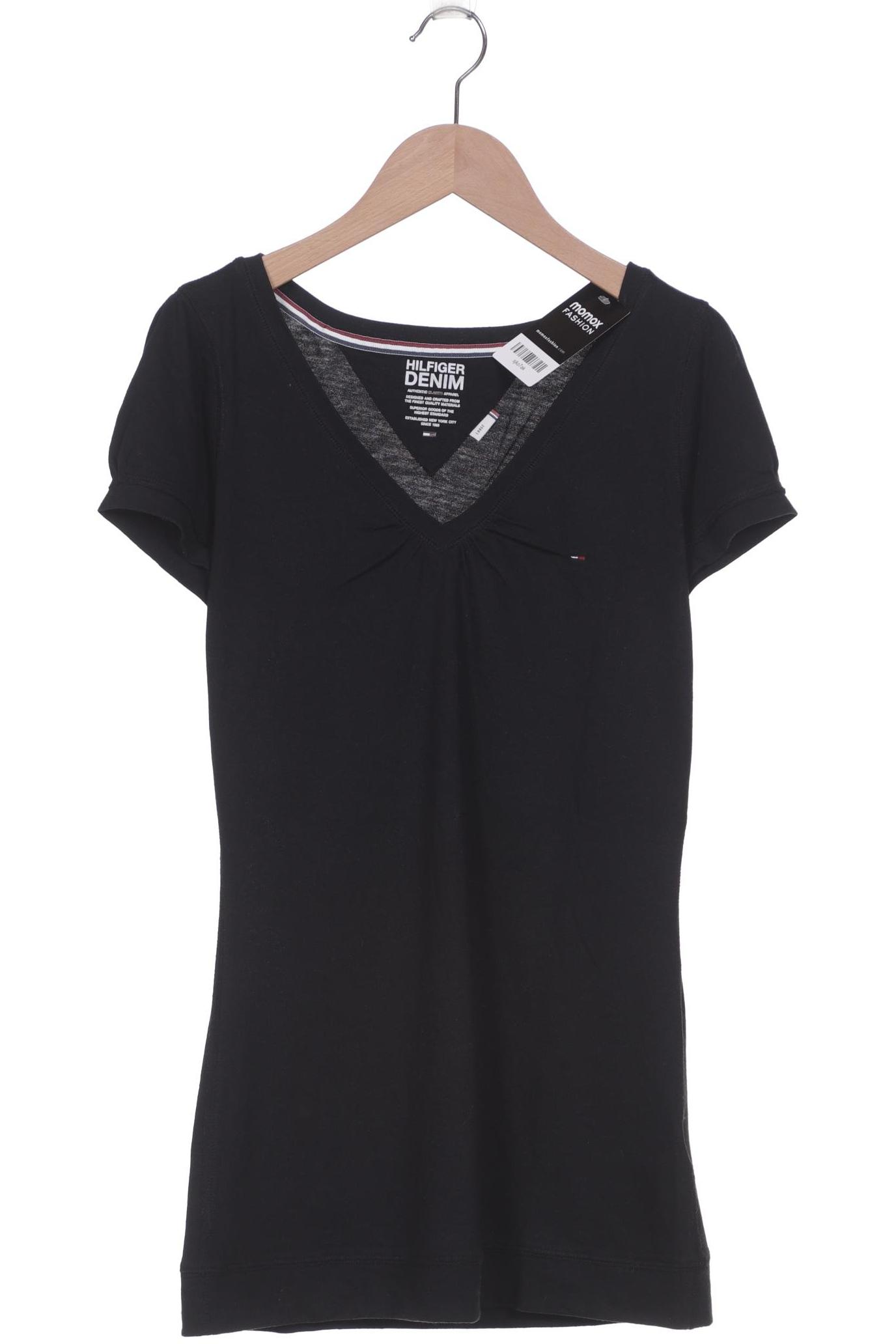 

HILFIGER DENIM Damen T-Shirt, schwarz