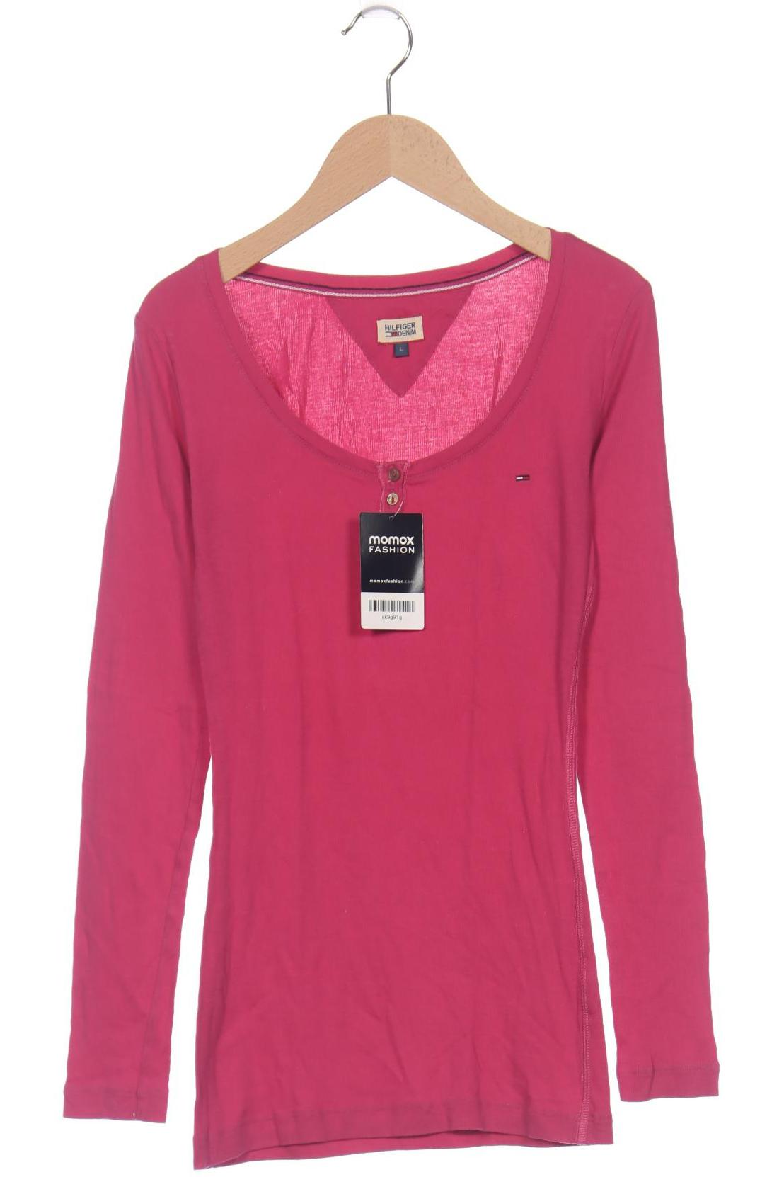 

Hilfiger Denim Damen Langarmshirt, pink, Gr. 42