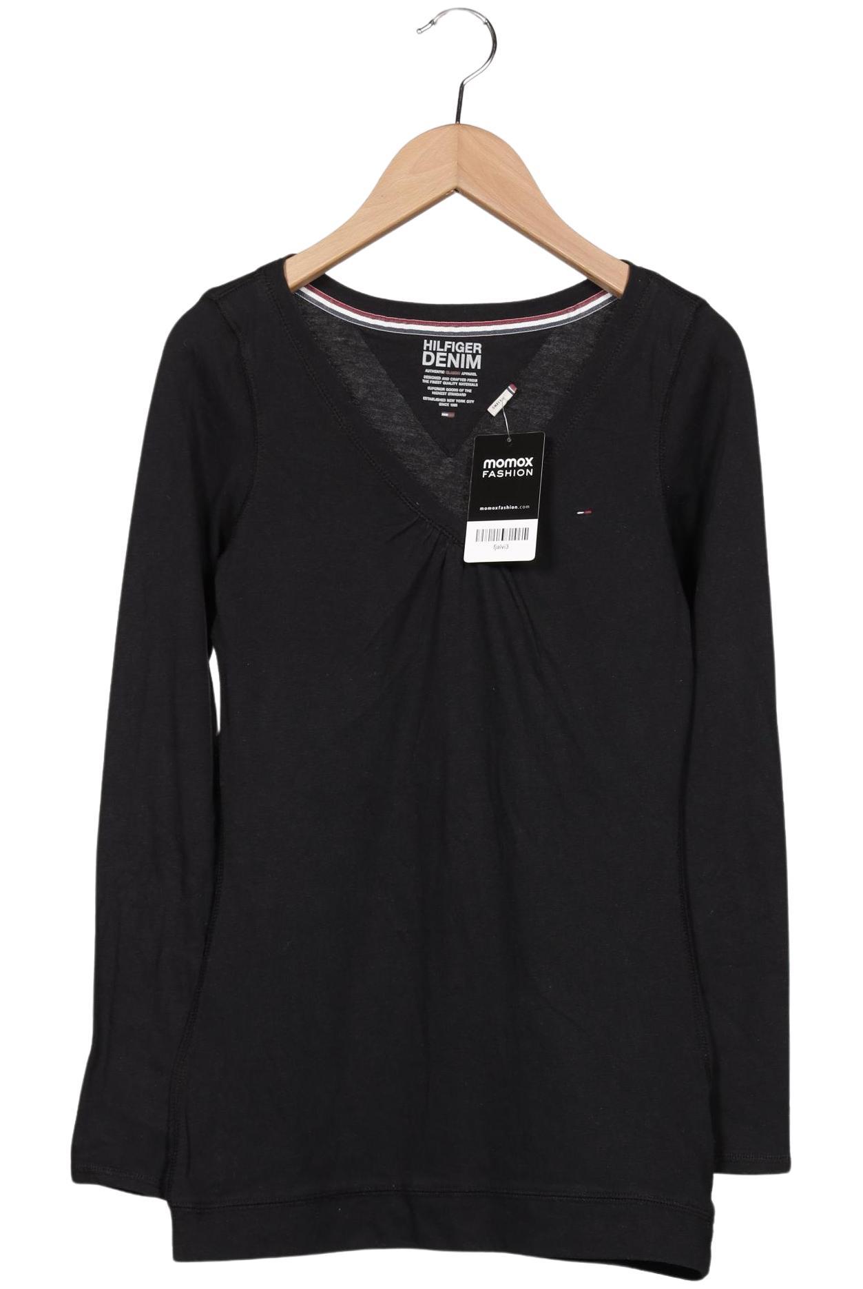 

Hilfiger Denim Damen Langarmshirt, schwarz, Gr. 36