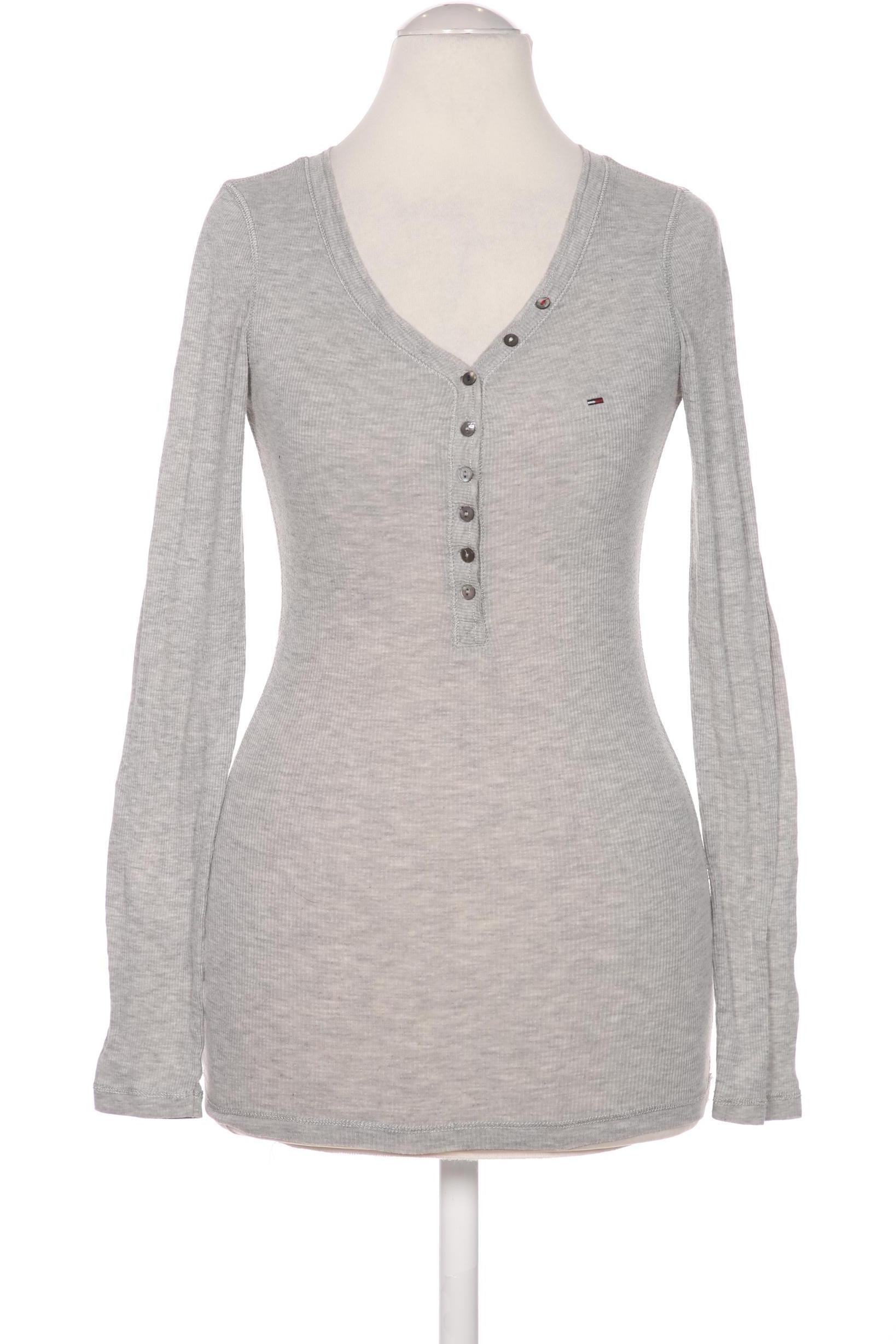 

Hilfiger Denim Damen Langarmshirt, grau, Gr. 36