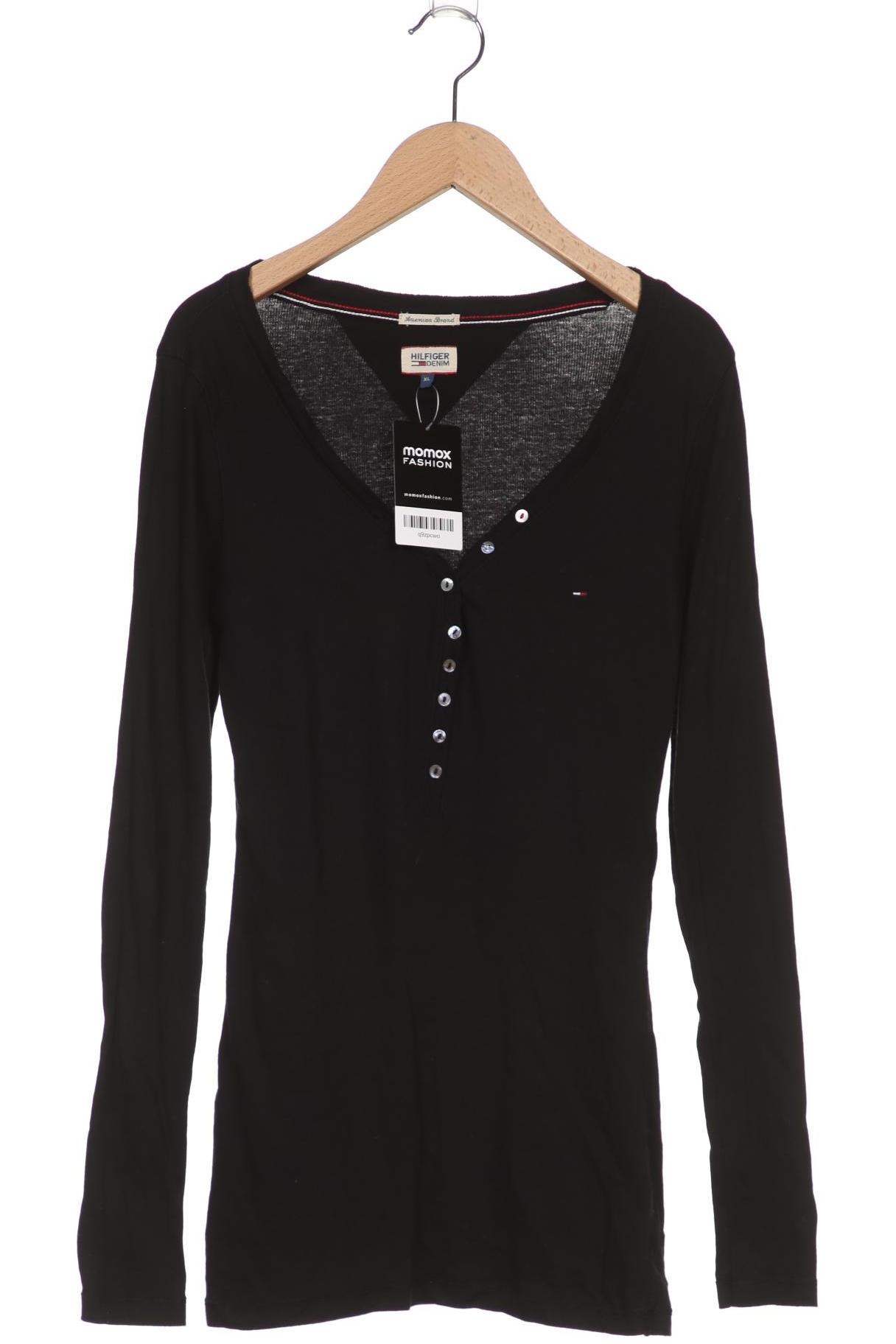 

Hilfiger Denim Damen Langarmshirt, schwarz, Gr. 44