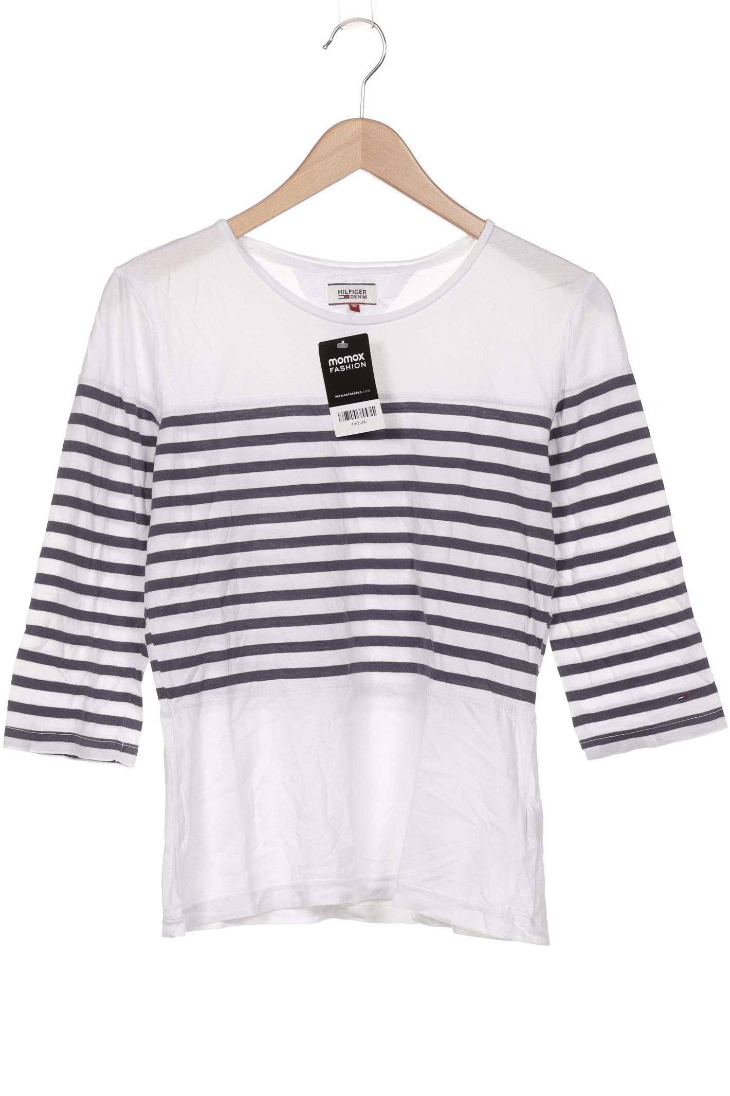 

Hilfiger Denim Damen Langarmshirt, weiß, Gr. 38