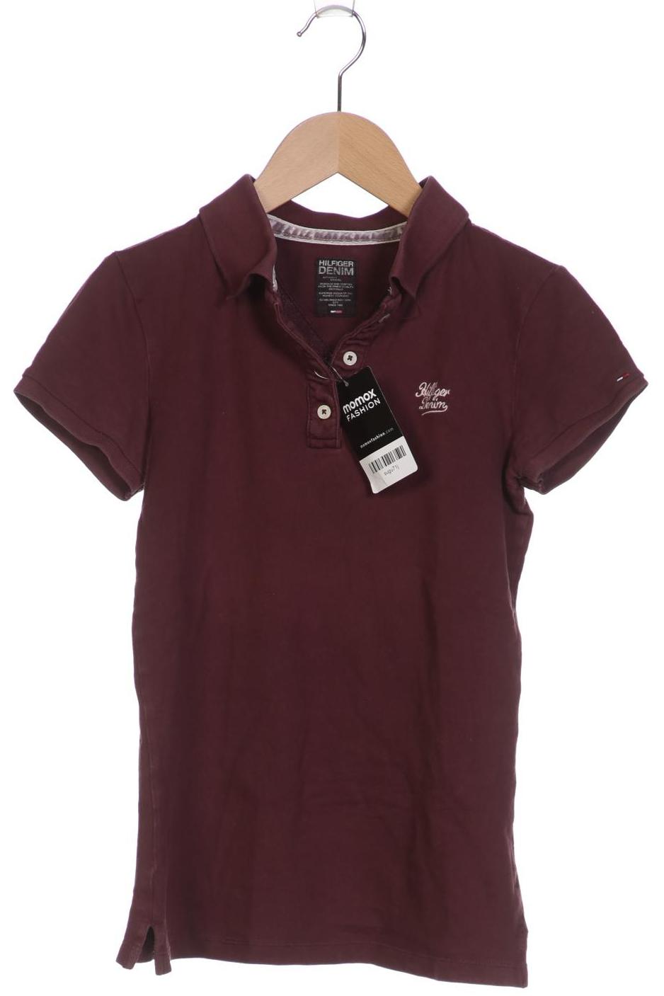 

HILFIGER DENIM Damen Poloshirt, bordeaux