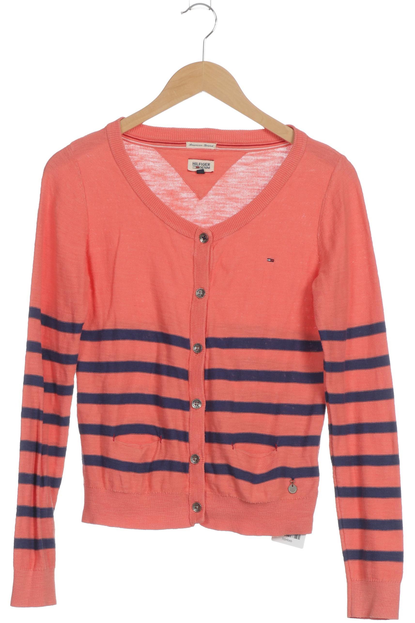 

Hilfiger Denim Damen Strickjacke, orange, Gr. 36