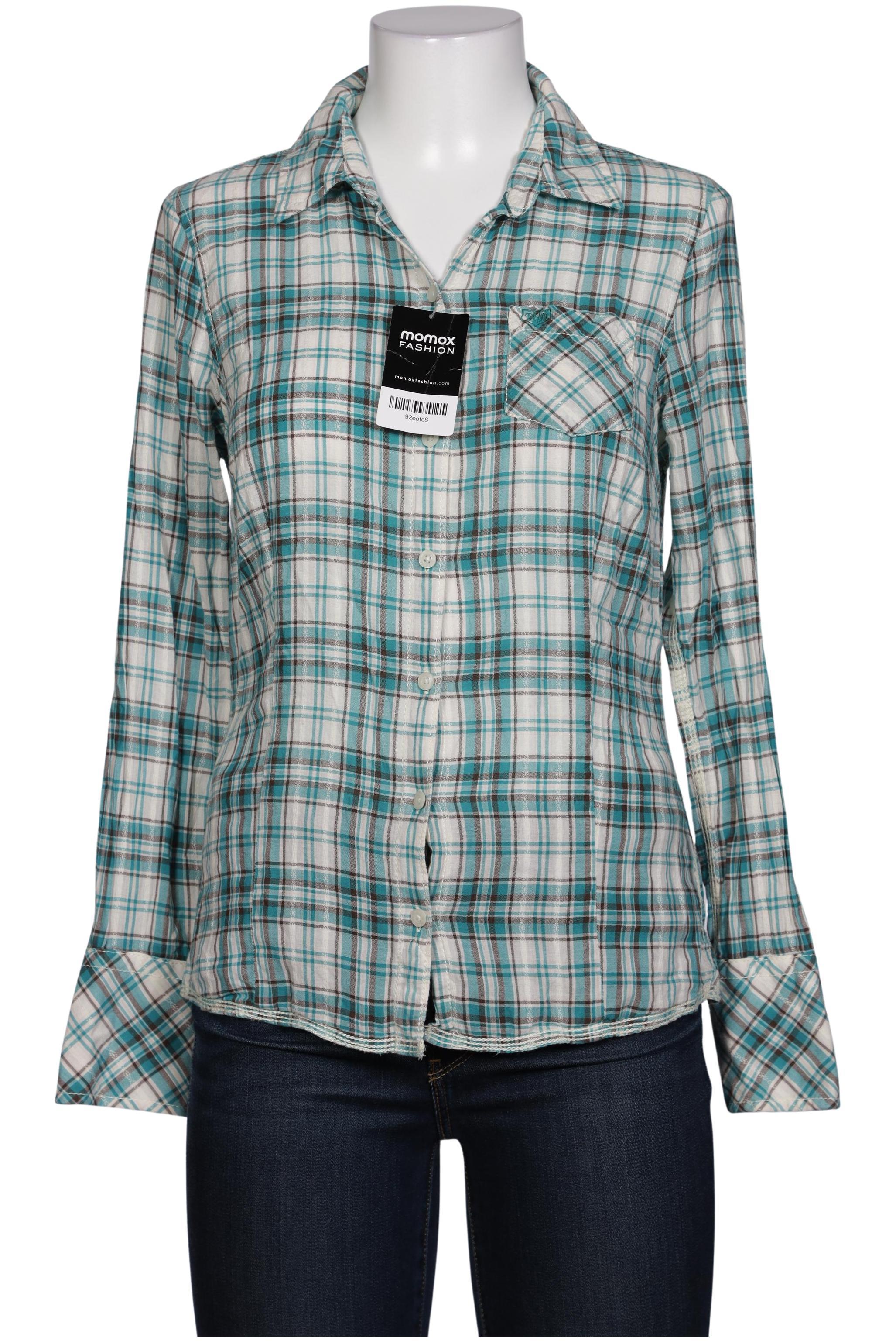 

Hilfiger Denim Damen Bluse, türkis, Gr. 38