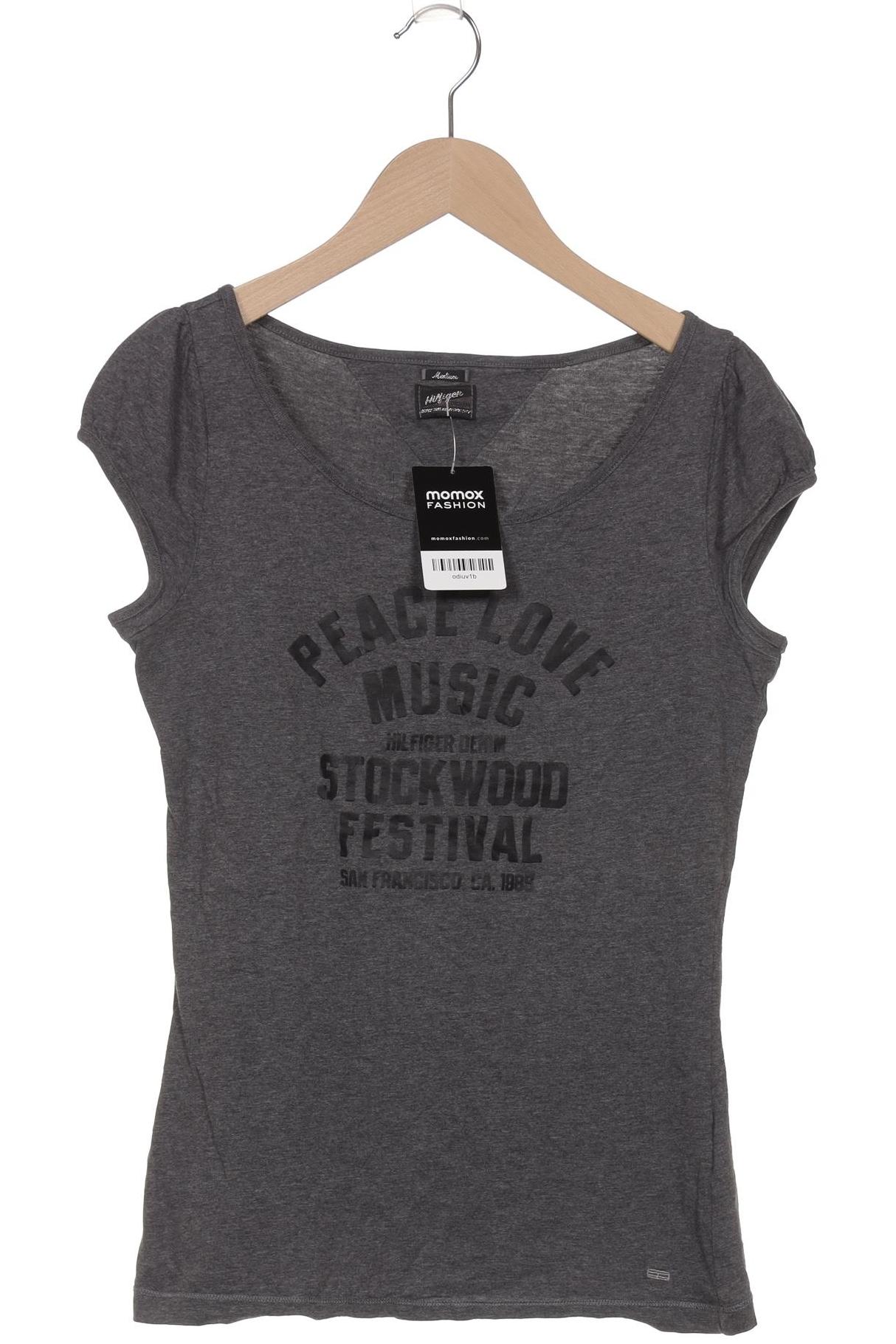 

Hilfiger Denim Damen T-Shirt, grau, Gr. 38