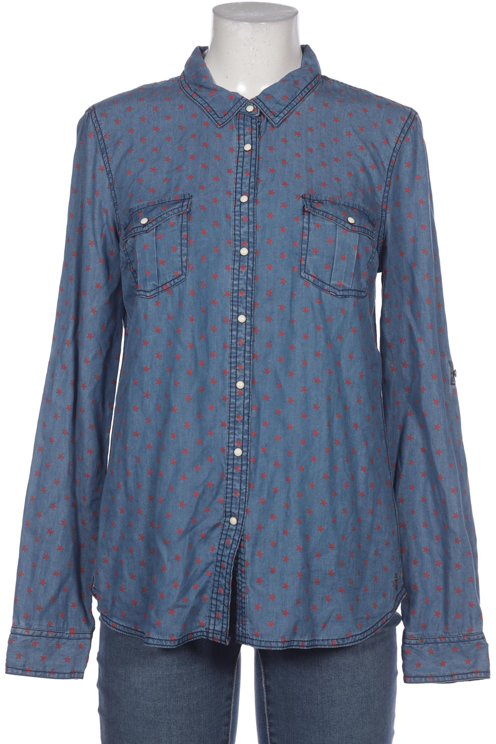 

Hilfiger Denim Damen Bluse, blau, Gr. 42