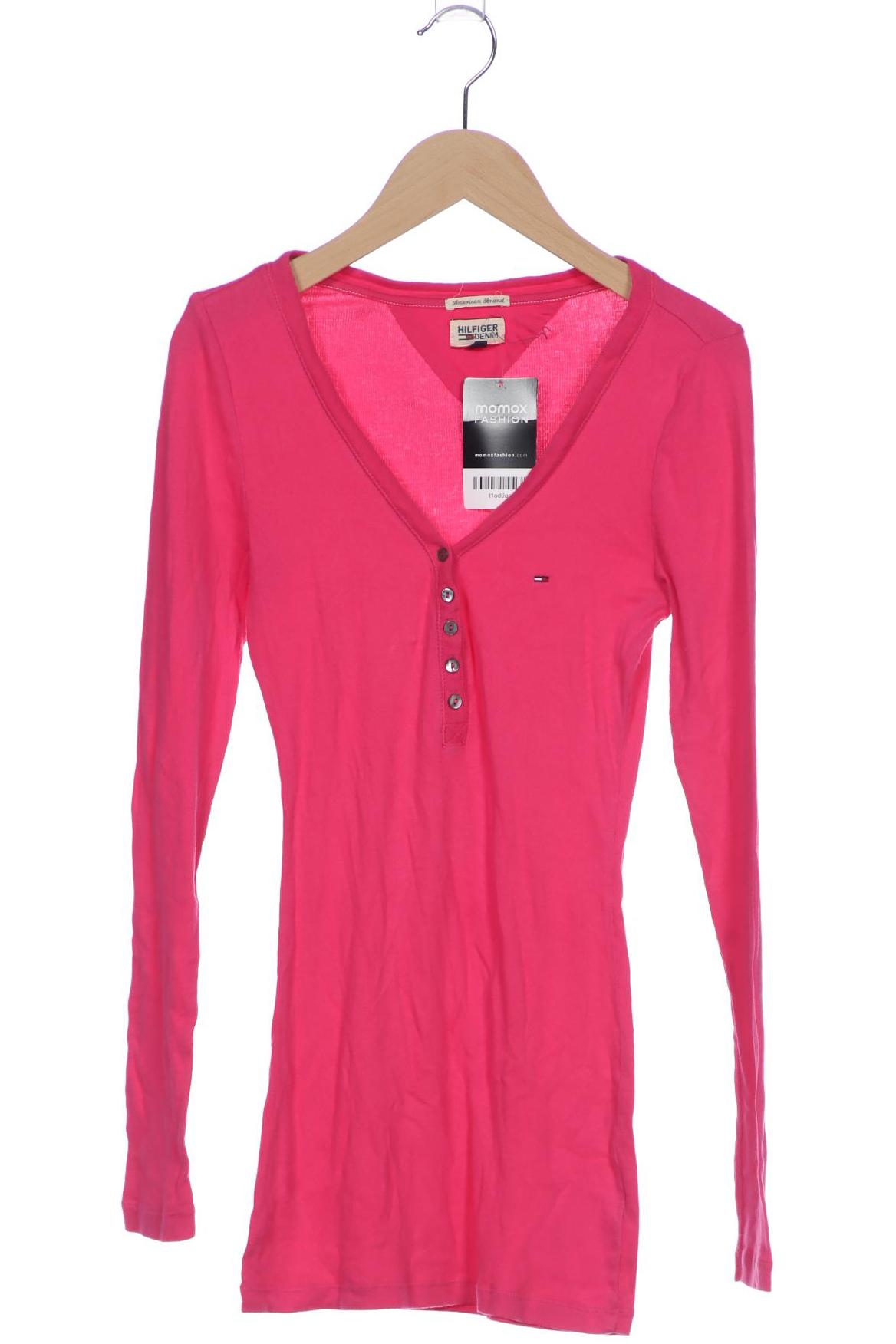 

Hilfiger Denim Damen Langarmshirt, pink, Gr. 42