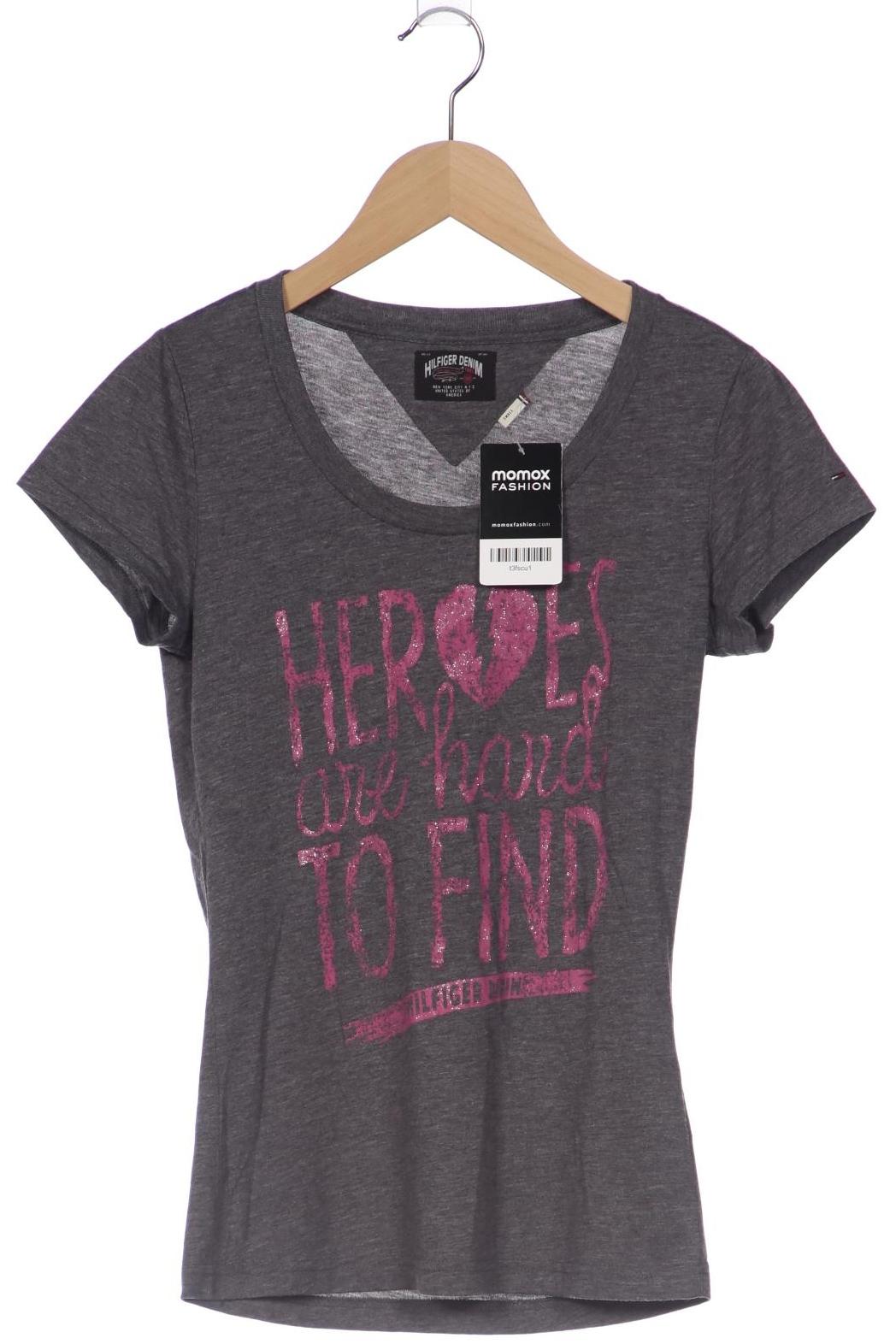 

Hilfiger Denim Damen T-Shirt, grau, Gr. 36