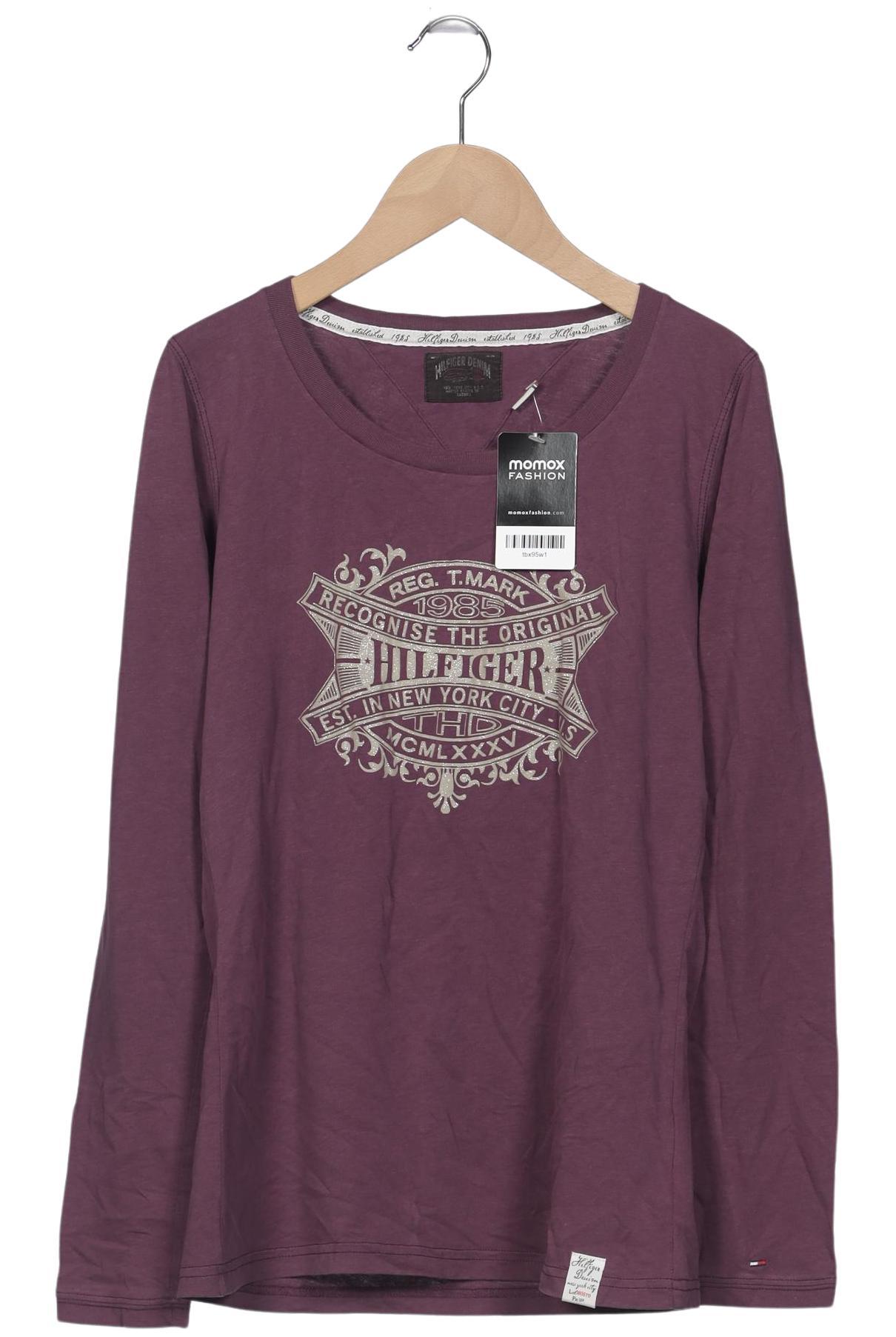 

Hilfiger Denim Damen Langarmshirt, flieder, Gr. 38