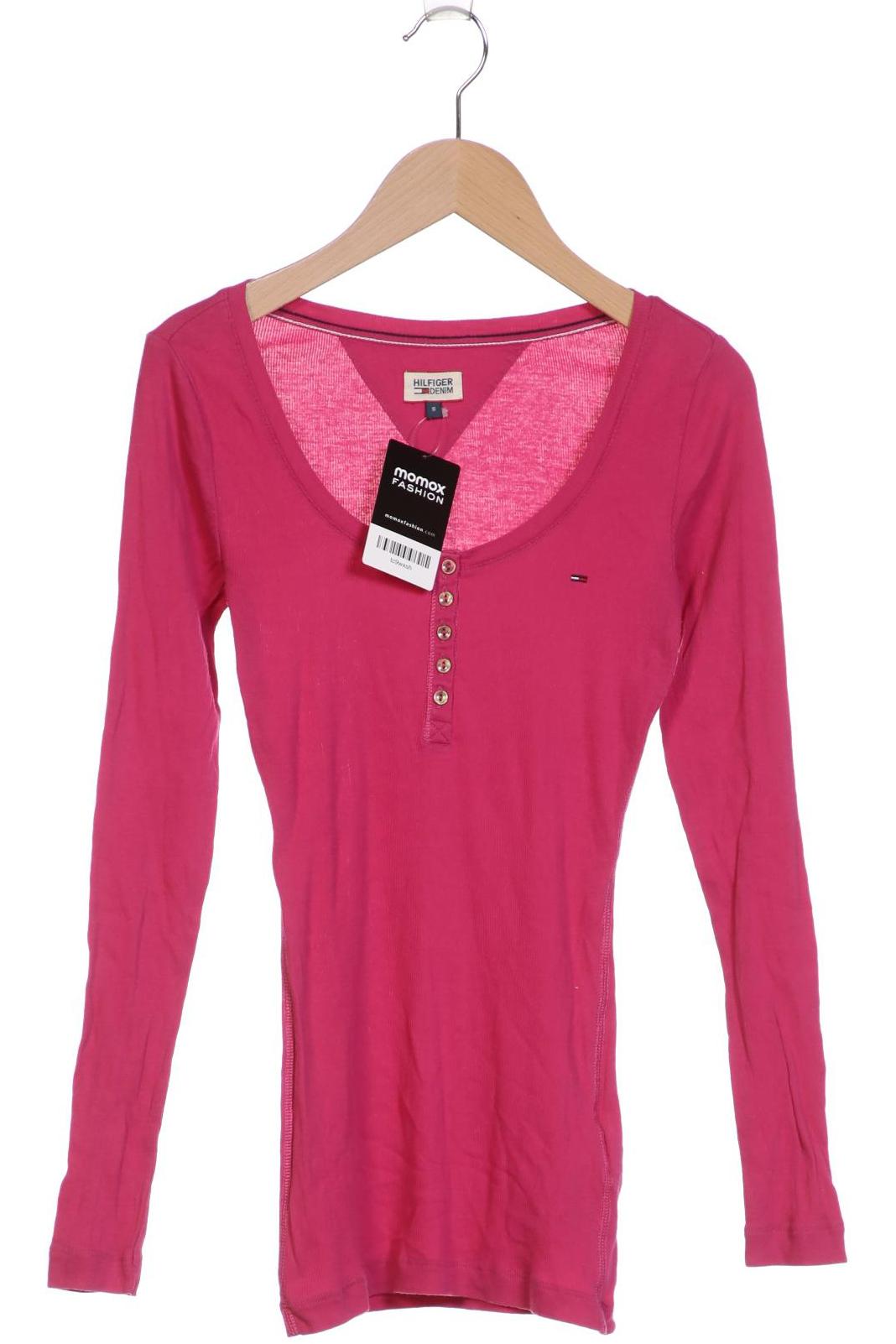 

Hilfiger Denim Damen Langarmshirt, pink, Gr. 36