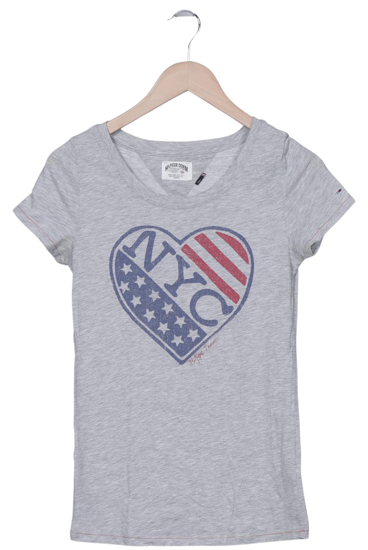

Hilfiger Denim Damen T-Shirt, grau, Gr. 36