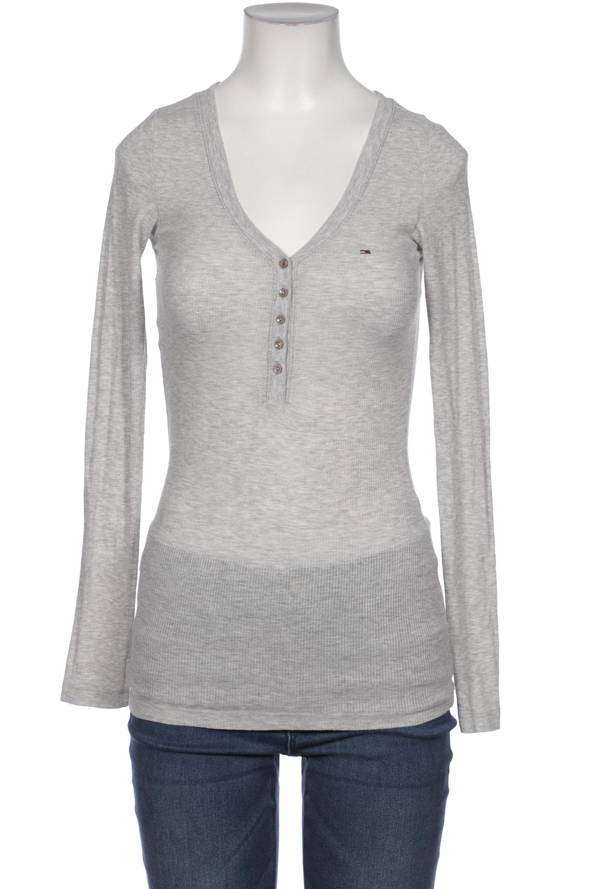 

Hilfiger Denim Damen Langarmshirt, grau, Gr. 36