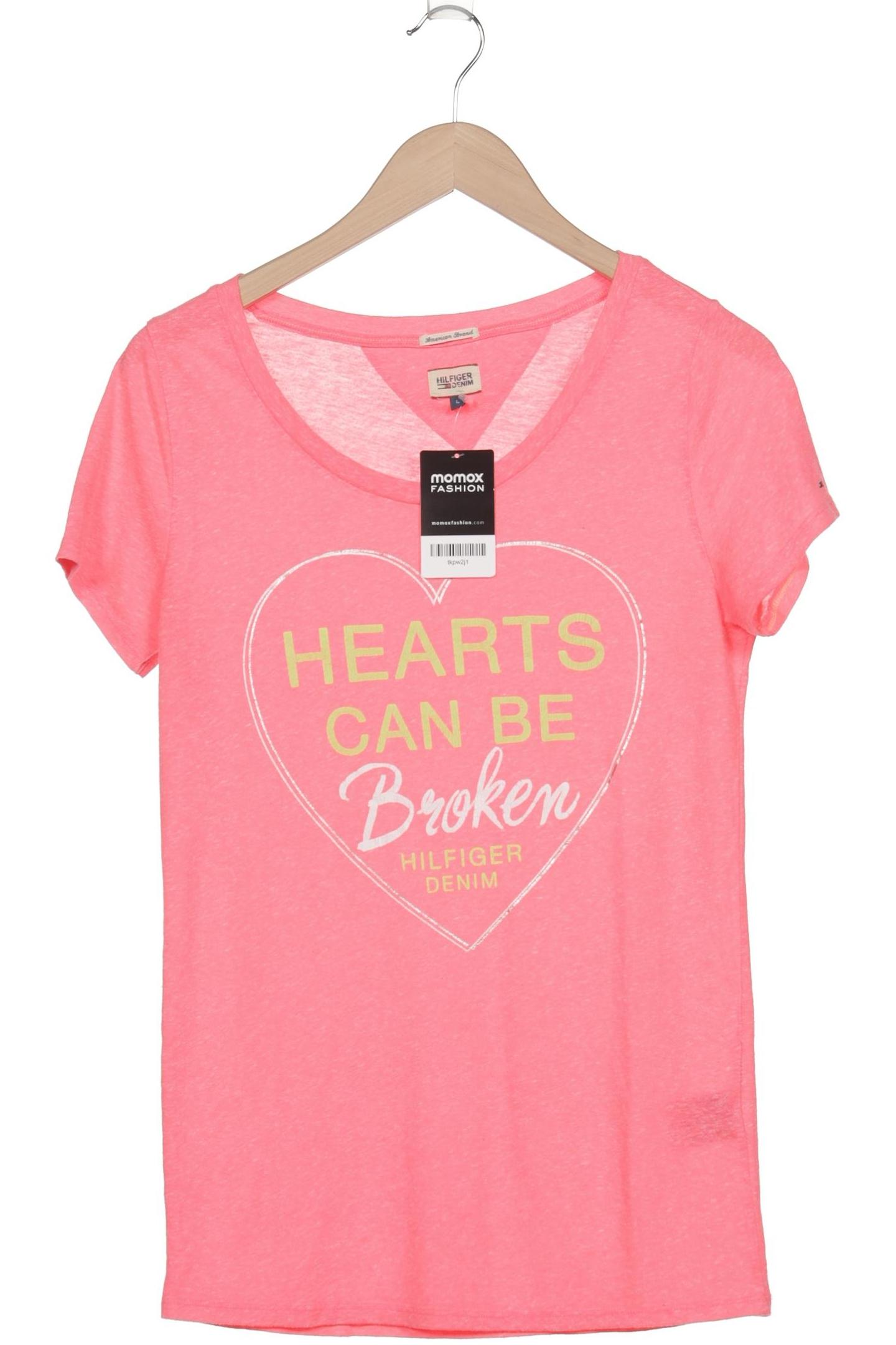 

Hilfiger Denim Damen T-Shirt, neon, Gr. 42