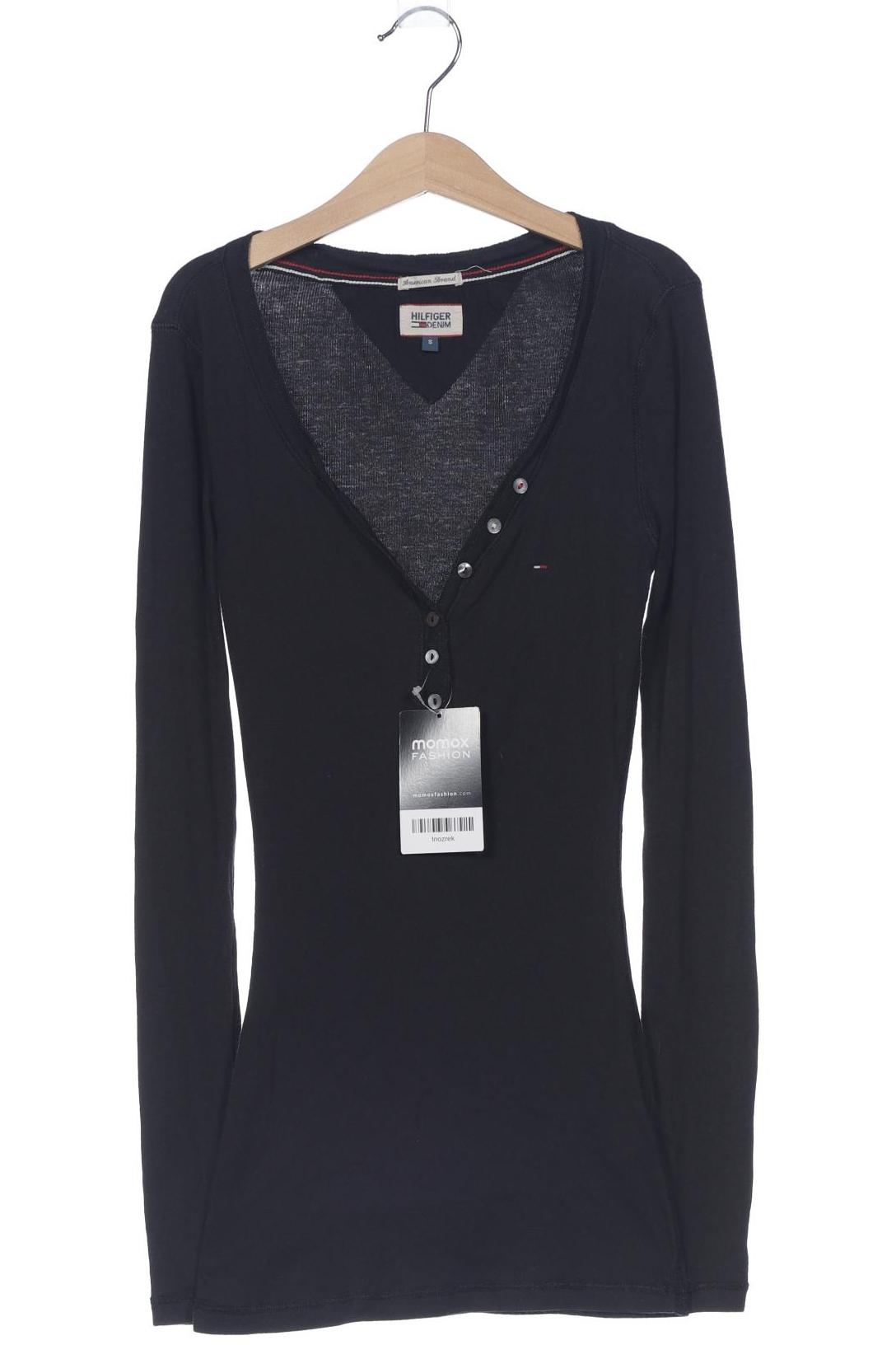 

Hilfiger Denim Damen Langarmshirt, schwarz, Gr. 36