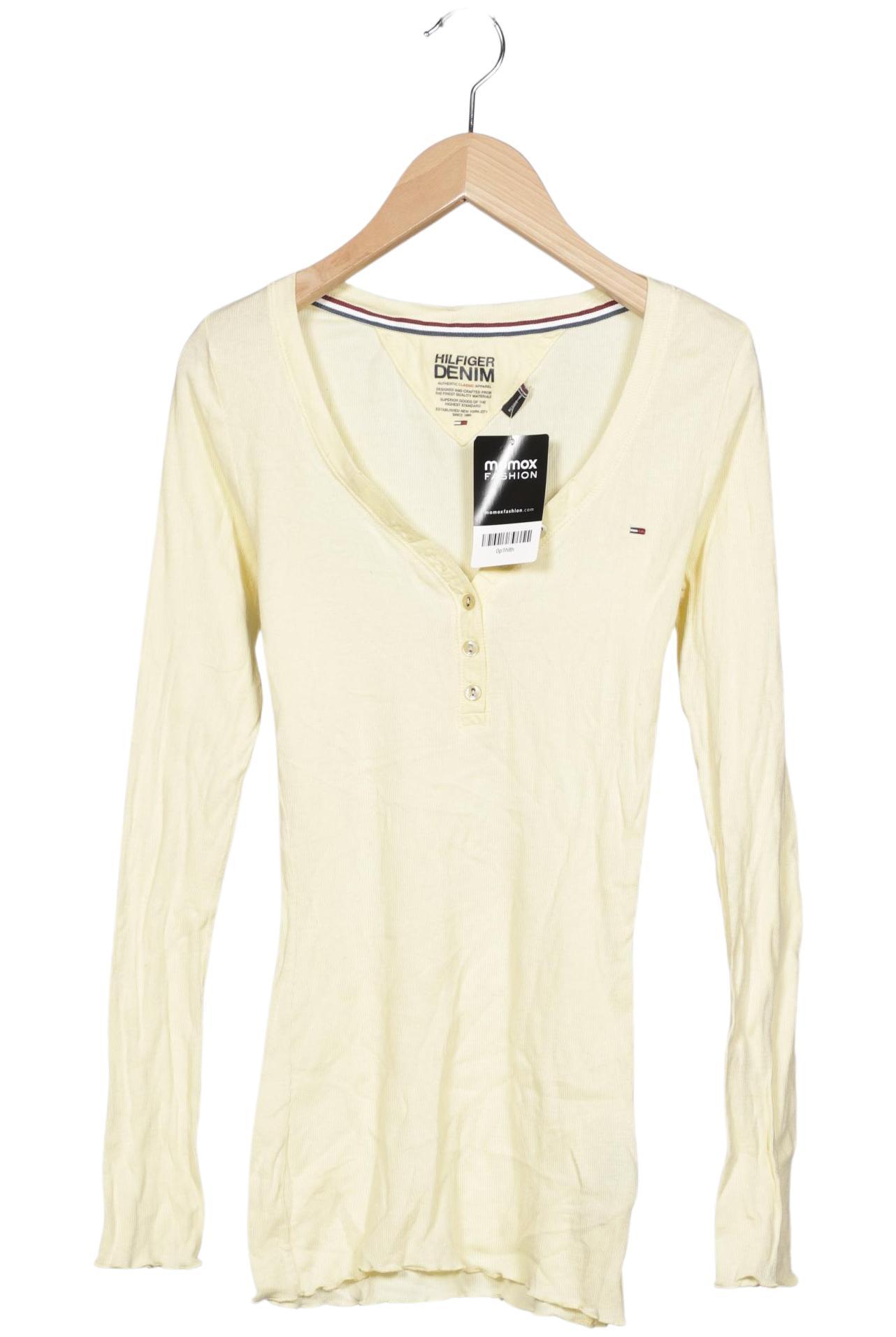 

Hilfiger Denim Damen Langarmshirt, gelb, Gr. 38