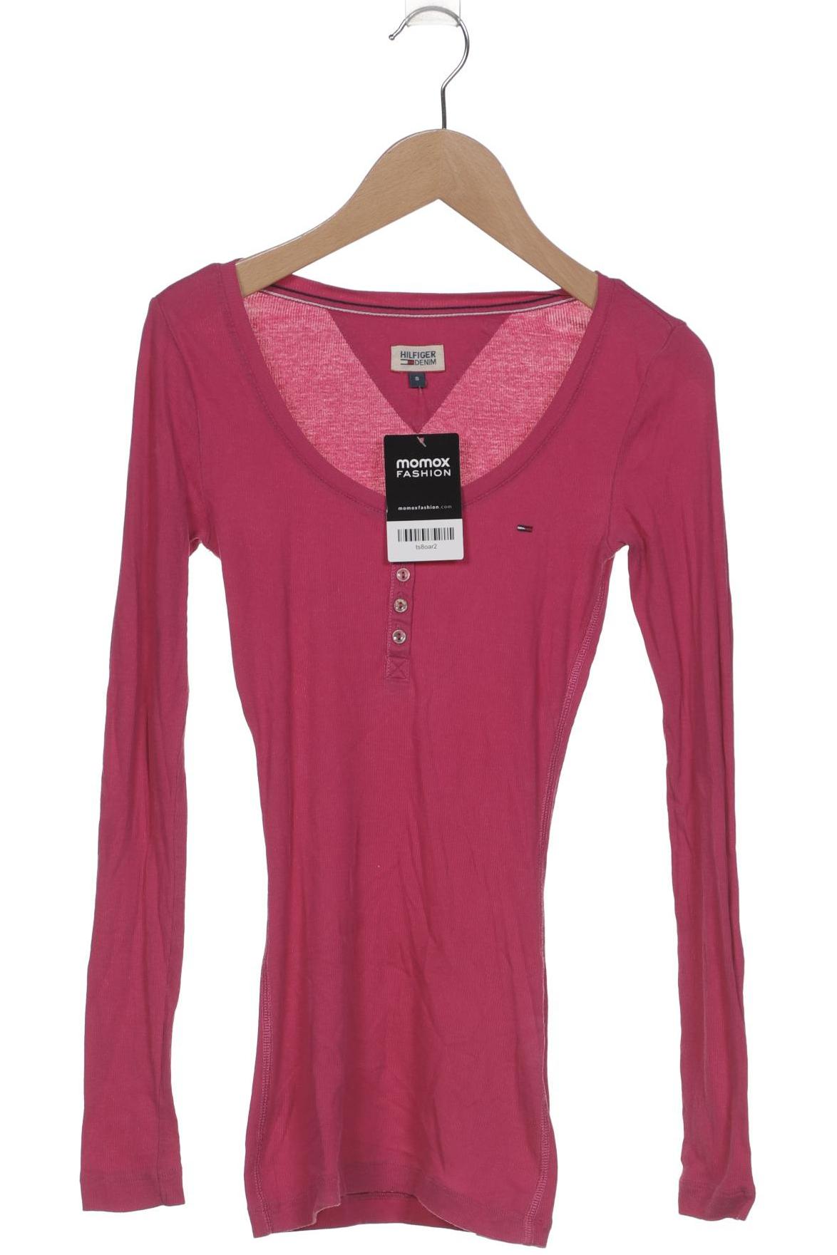 

Hilfiger Denim Damen Langarmshirt, pink, Gr. 36