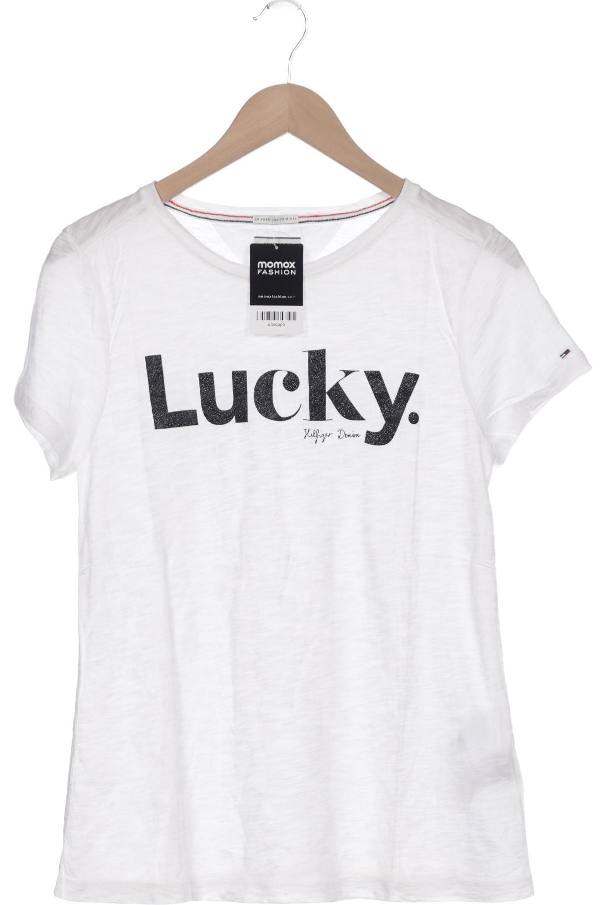 

Hilfiger Denim Damen T-Shirt, weiß, Gr. 36