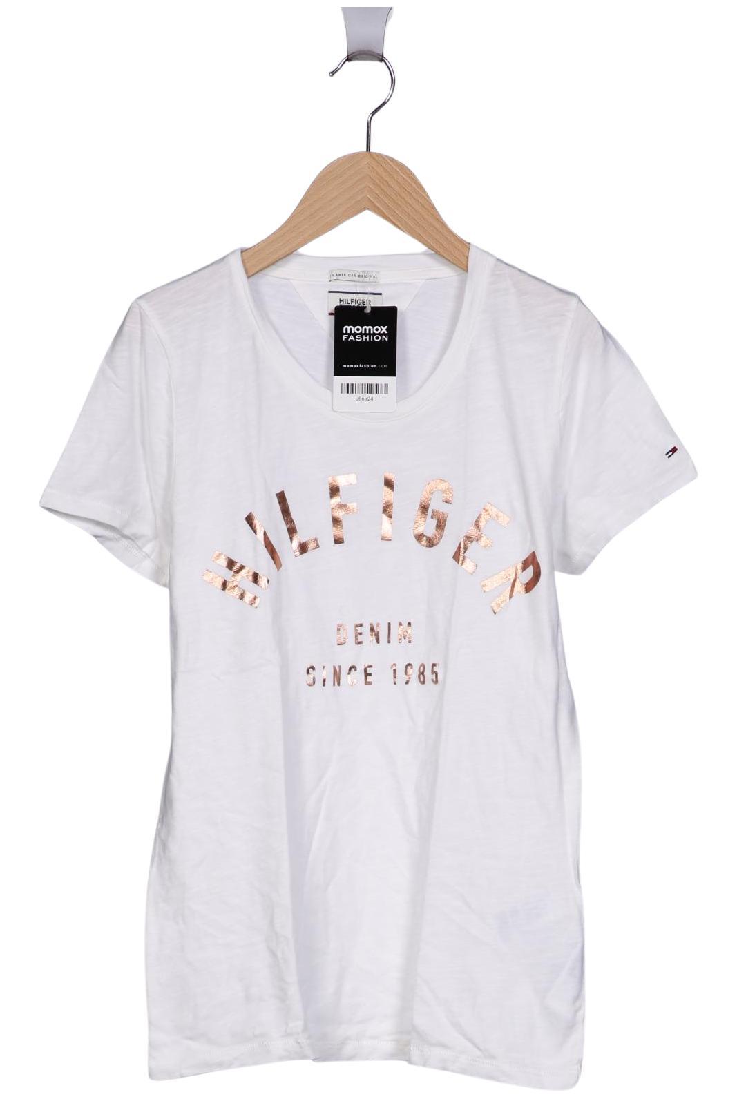 

Hilfiger Denim Damen T-Shirt, cremeweiß, Gr. 36