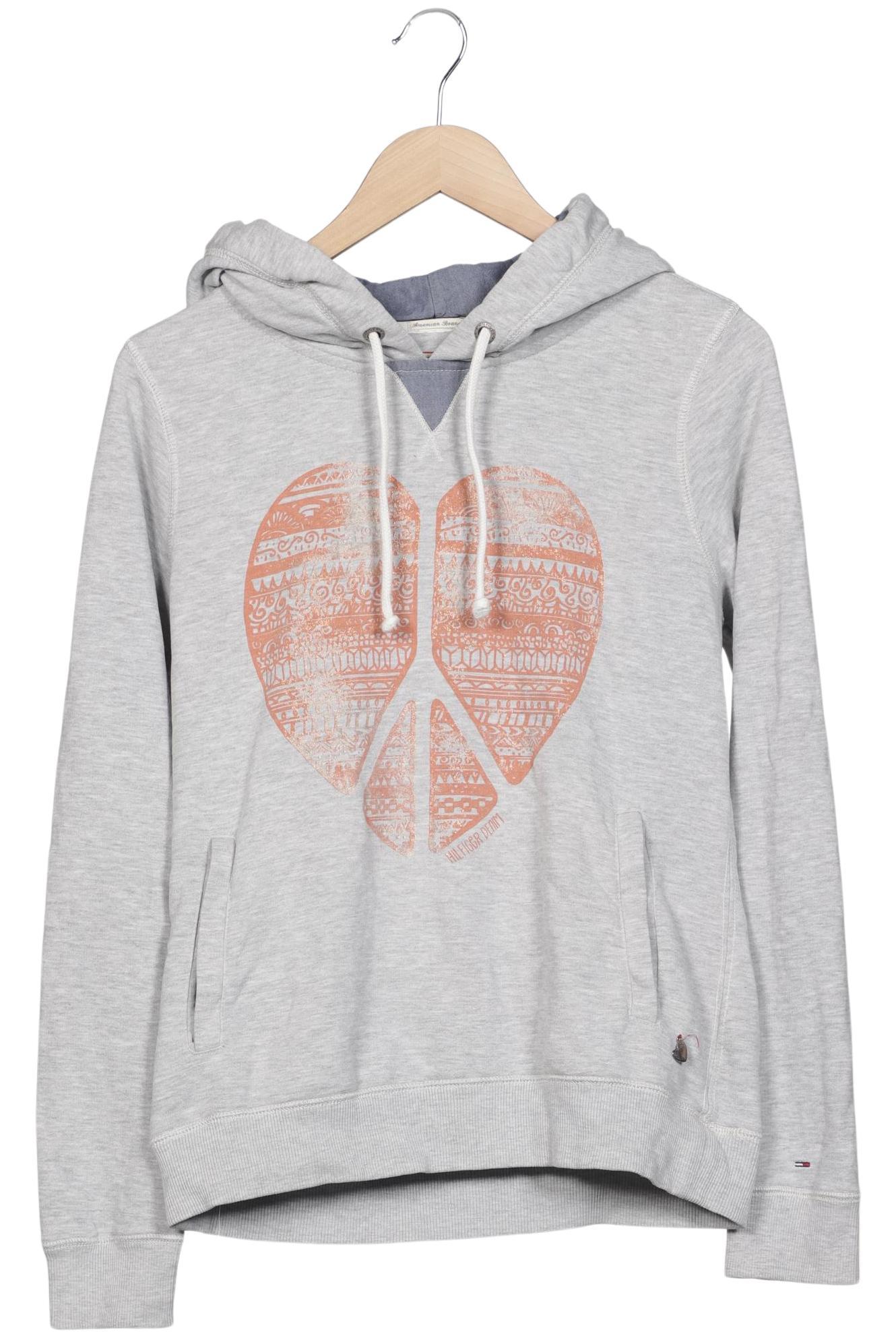 

Hilfiger Denim Damen Kapuzenpullover, grau, Gr. 42